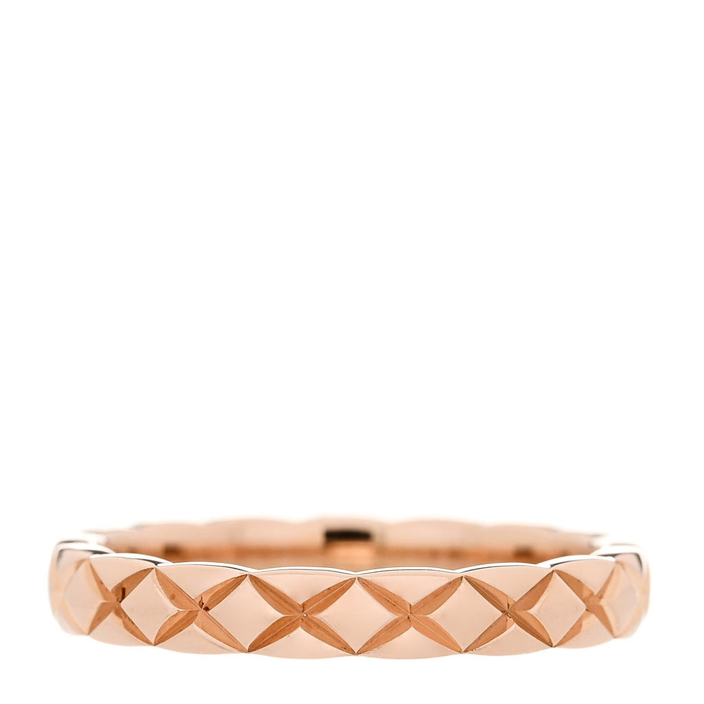 CHANEL COCO CRUSH 18K GOLD 5 DIAMOND RING