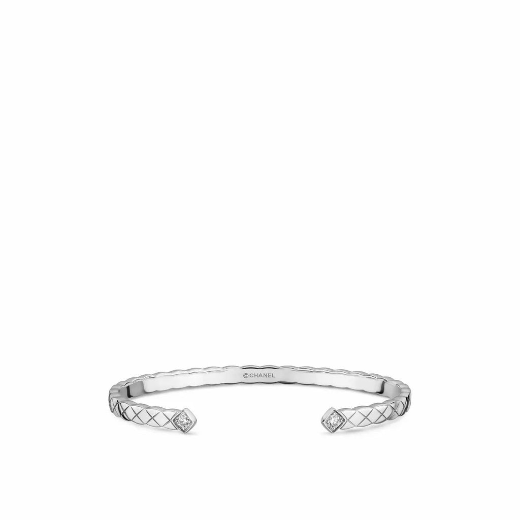 CHANEL COCO CRUSH 18K WHITE GOLD DIAMOND BRACELET