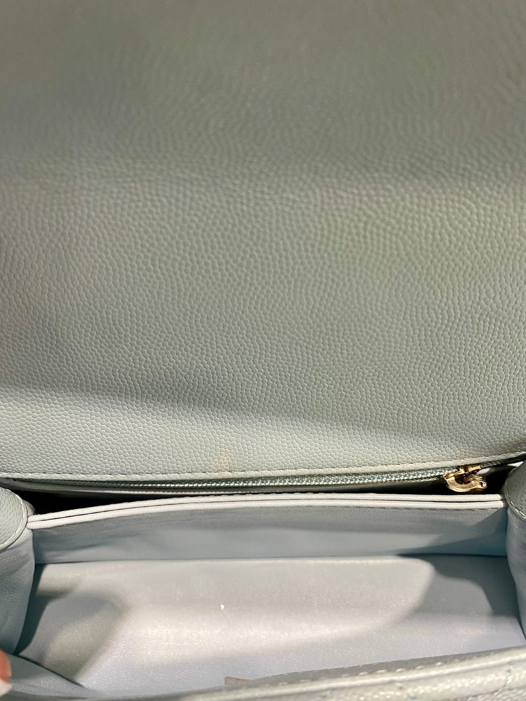 CHANEL CAVIAR QUILTED COCO HANDLE MINI FLAP BAG