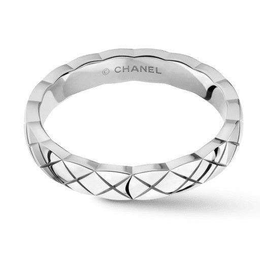 CHANEL COCO CRUSH 18K WHITE GOLD RING
