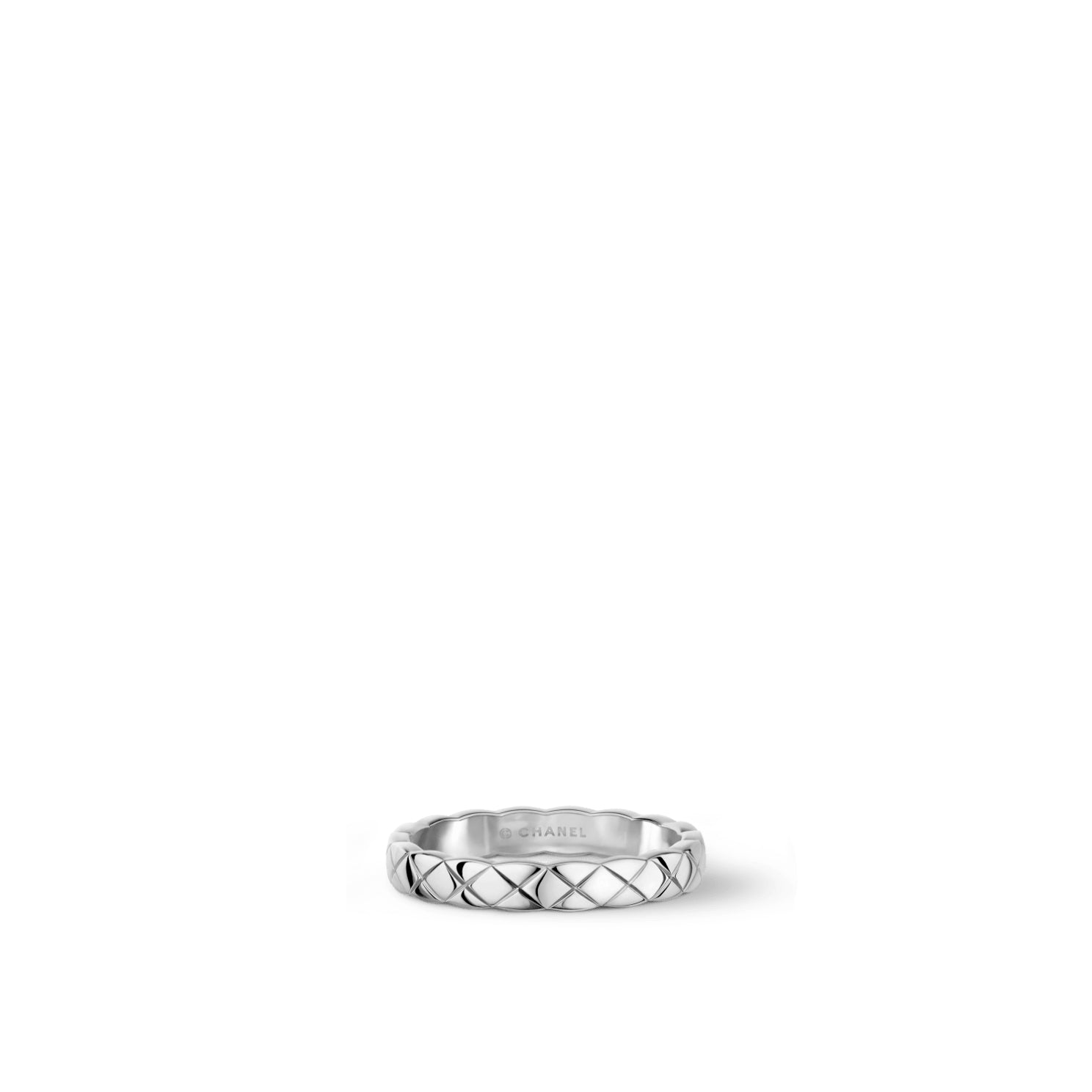 CHANEL COCO CRUSH 18K WHITE GOLD RING