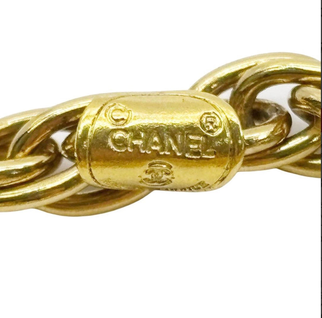 CHANEL COCO MARK MULTI CHAIN BRACELET