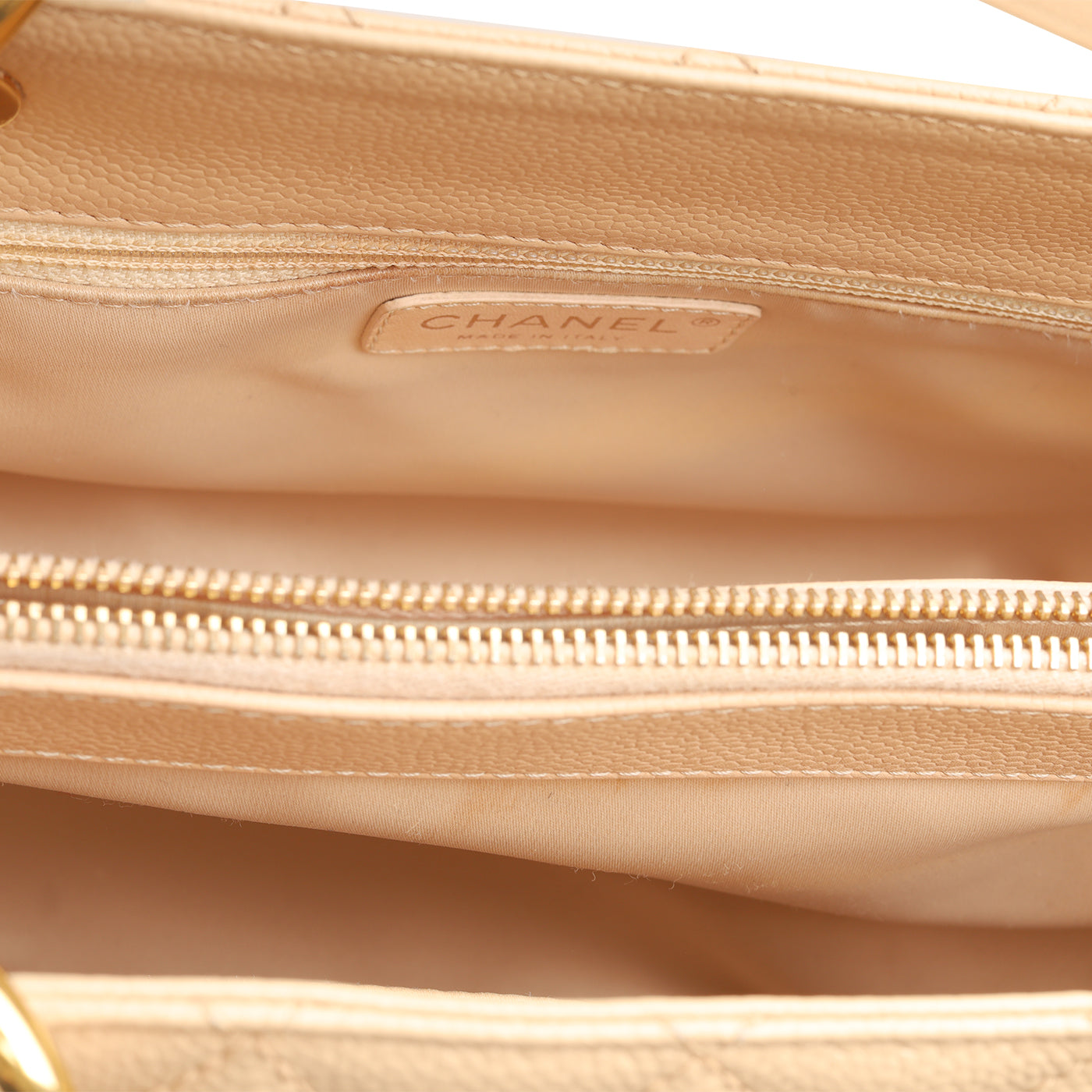Chanel GST - Beige Caviar
