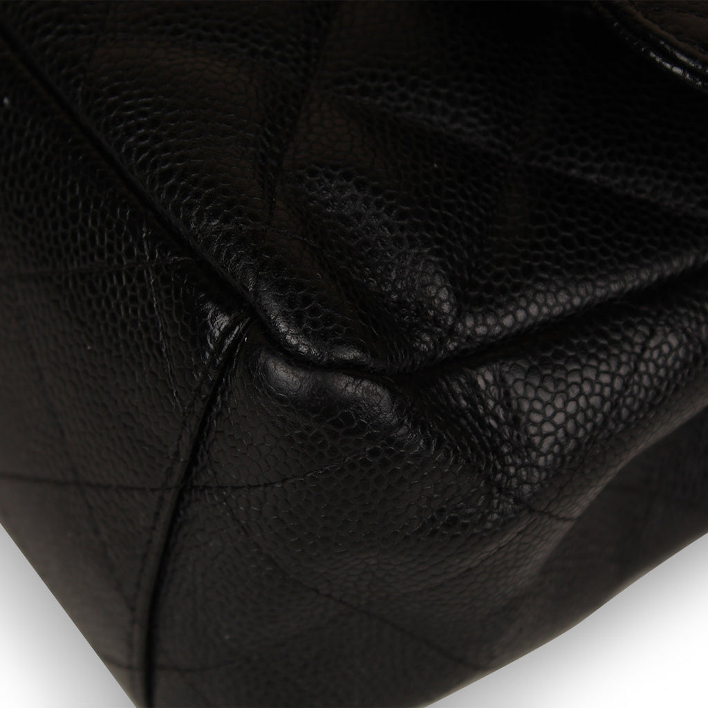 Chanel Classic Flap Bag - Black Maxi