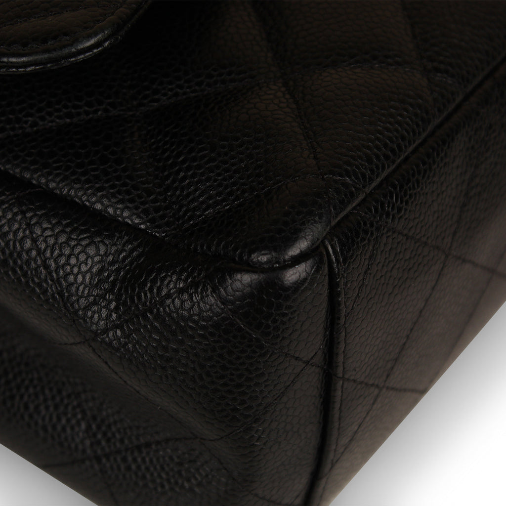 Chanel Classic Flap Bag - Black Maxi