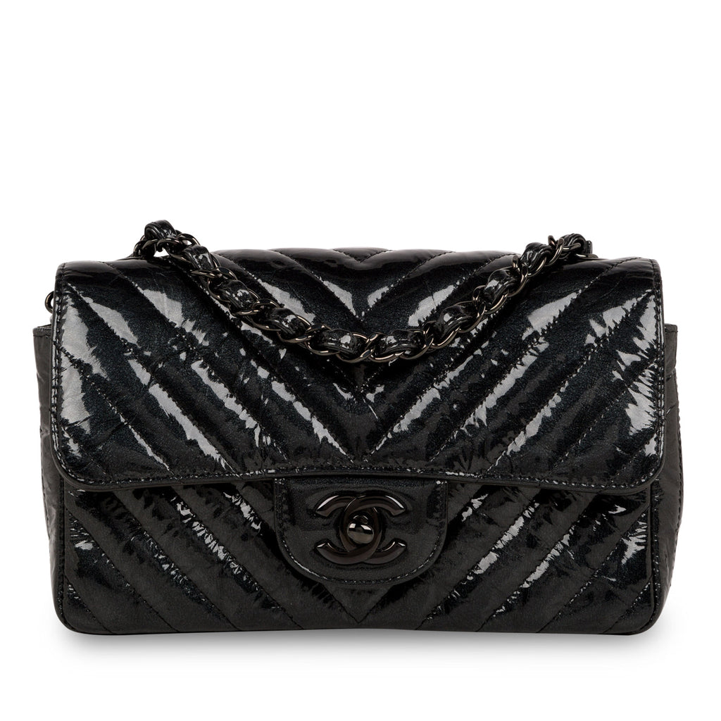 Chanel Classic Flap Bag - Mini Rectangular - So Black