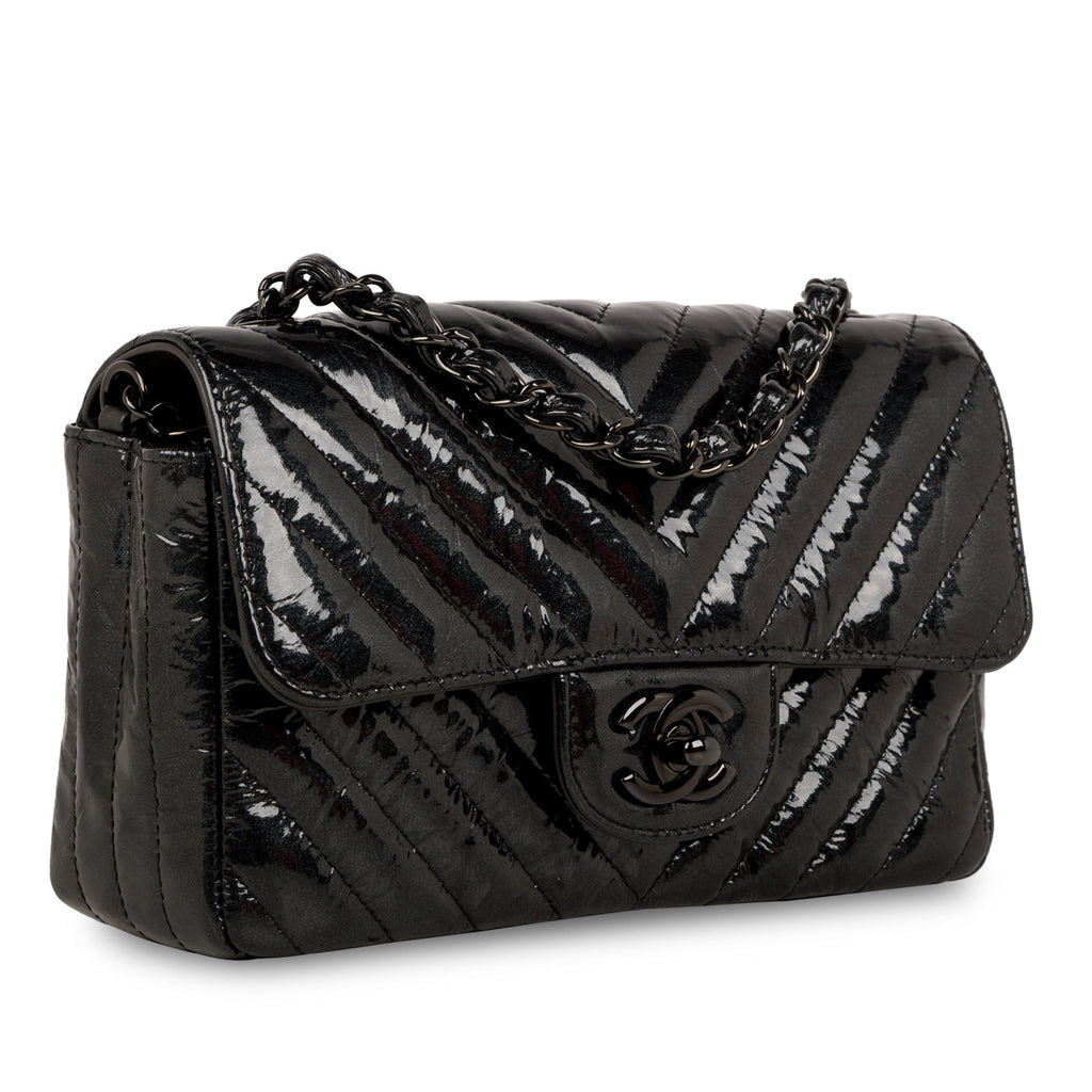 Chanel Classic Flap Bag - Mini Rectangular - So Black