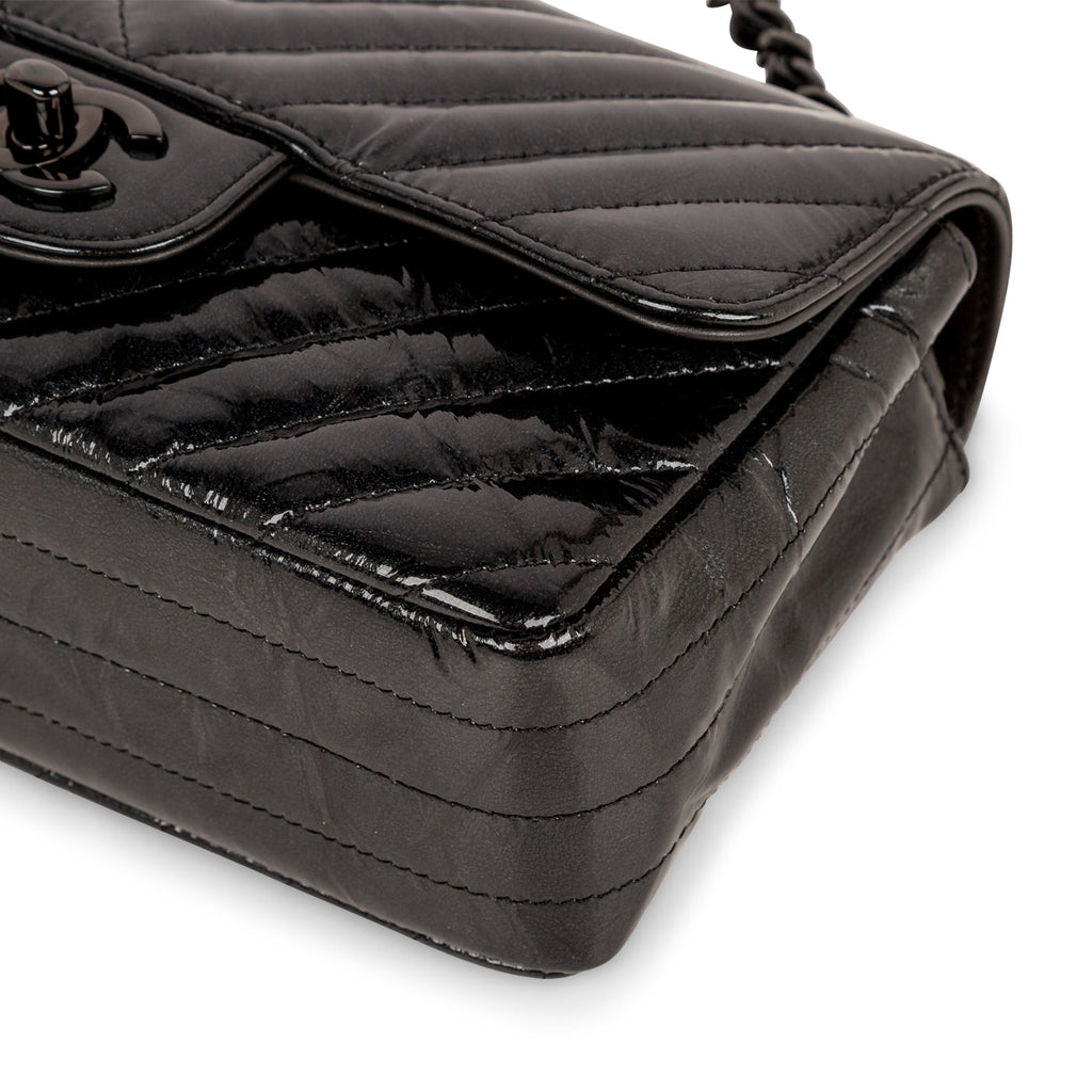 Chanel Classic Flap Bag - Mini Rectangular - So Black