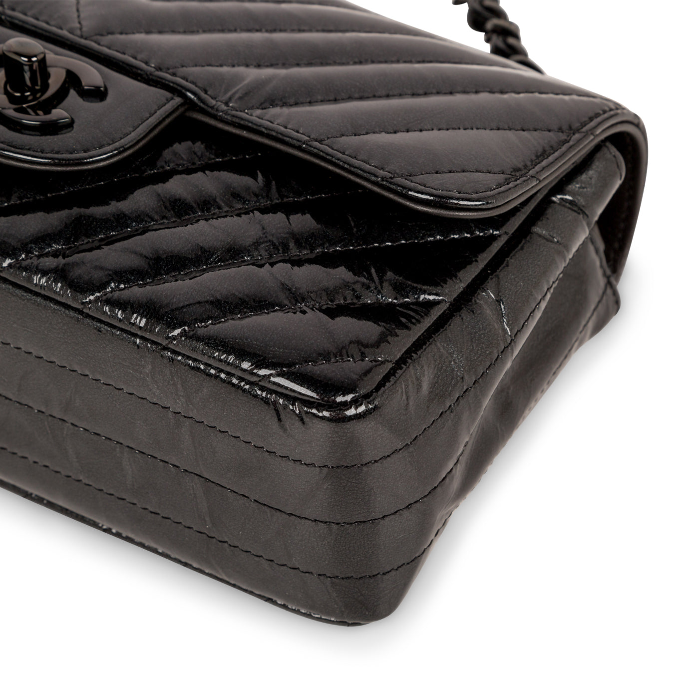 Chanel Classic Flap Bag - Mini Rectangular - So Black