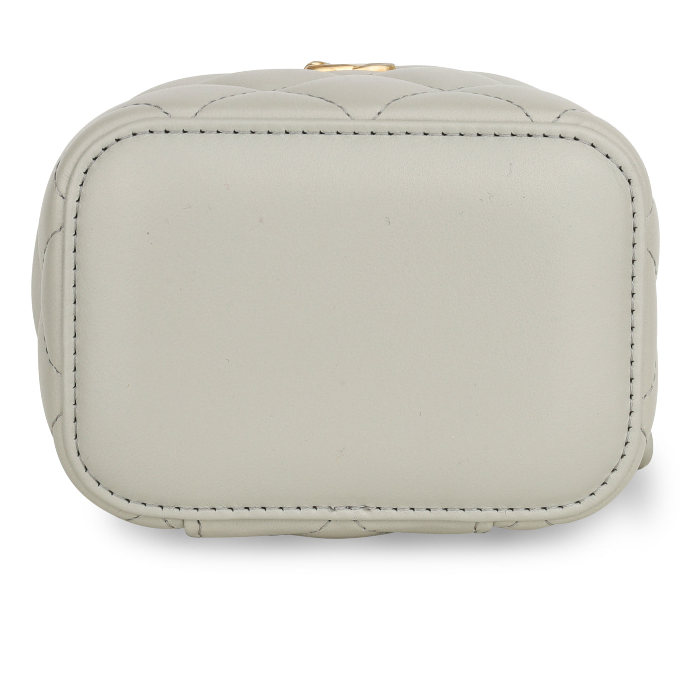 Chanel Grey Mini Pearl Crush Vanity Case