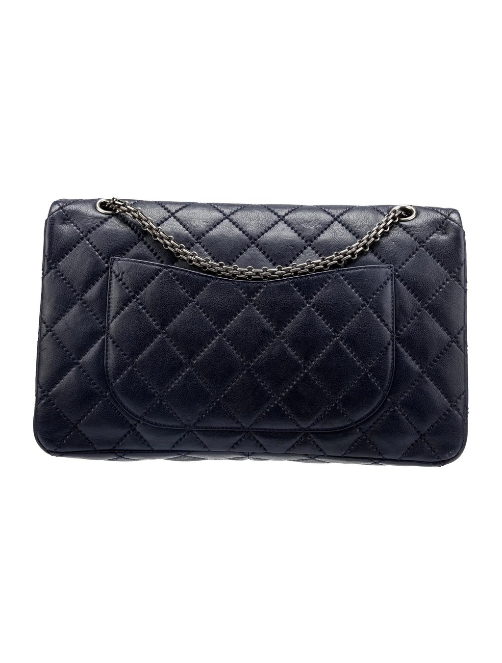 CHANEL 2.55 REISSUE DOUBLE FLAP CALFSKIN LEATHER 226 SHOULDER BAG