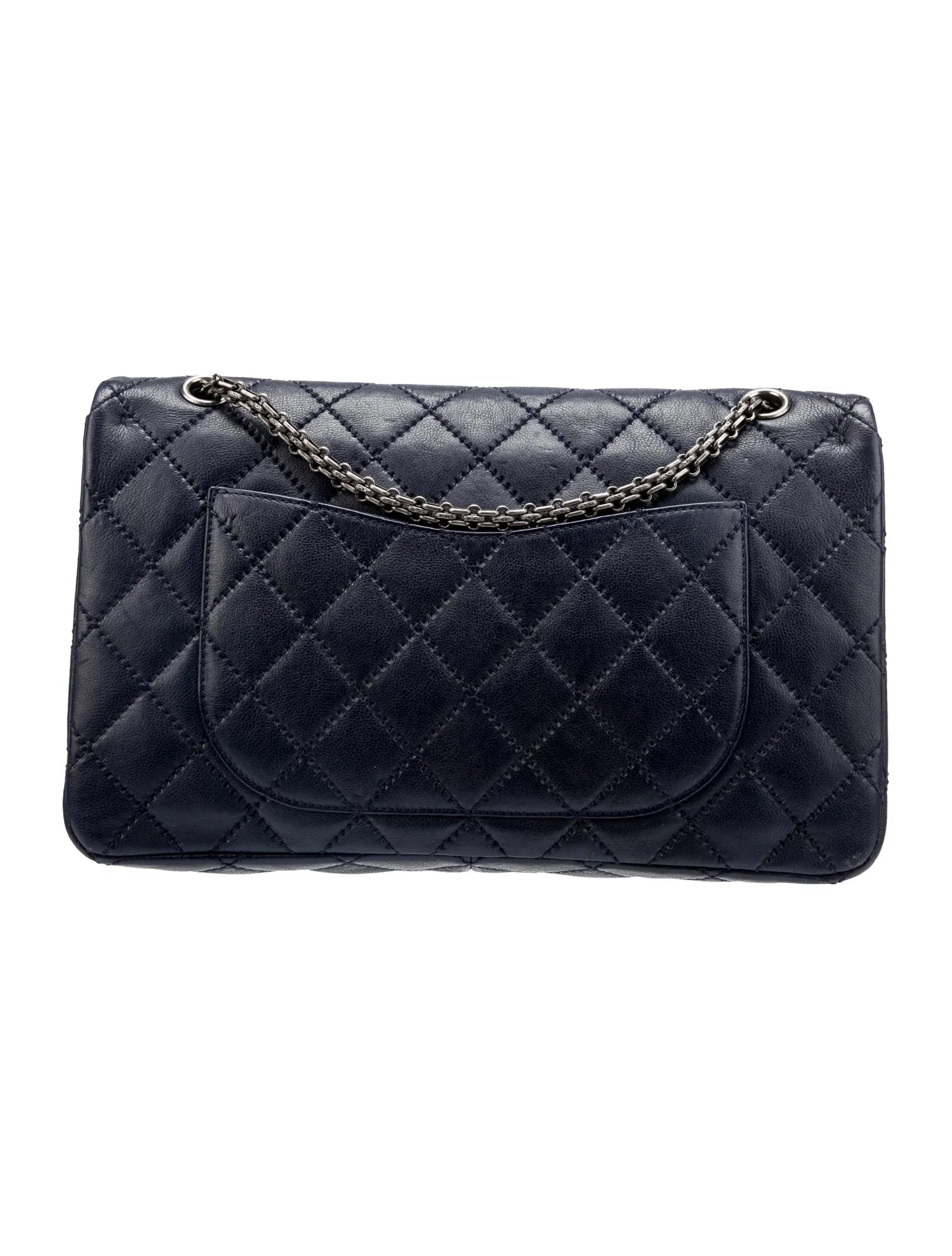 CHANEL 2.55 REISSUE DOUBLE FLAP CALFSKIN LEATHER 226 SHOULDER BAG
