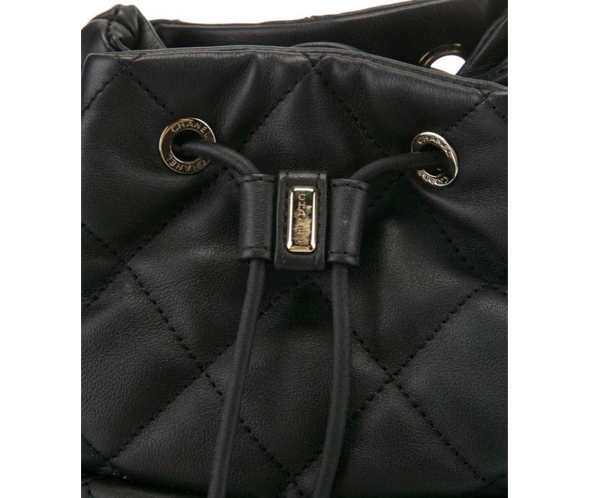 CHANEL 2023 QUILTED LAMBSKIN DUMA SMALL BACKPACK