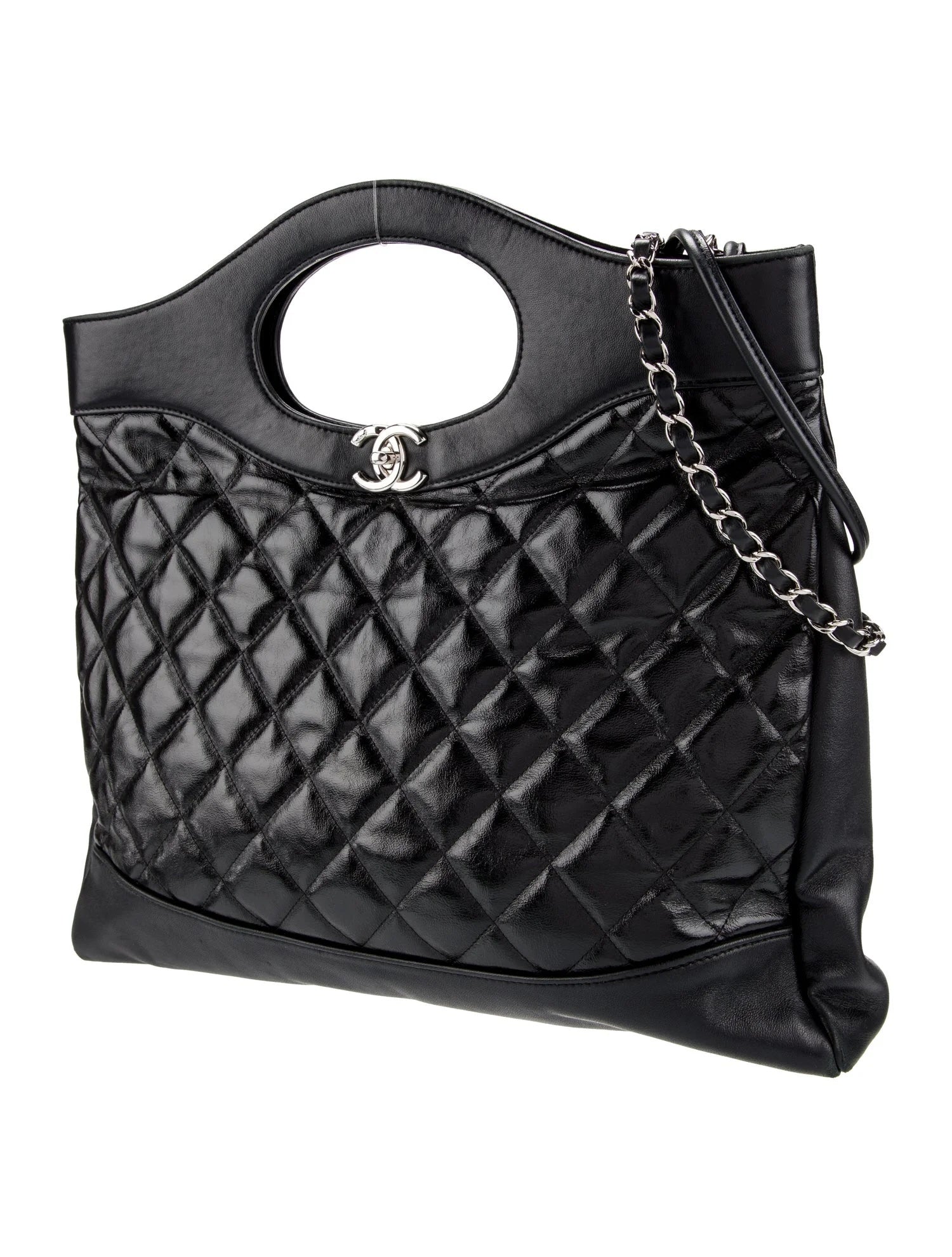 CHANEL 31 LARGE QUILTED LAMBSKIN SHOPPING BAG
