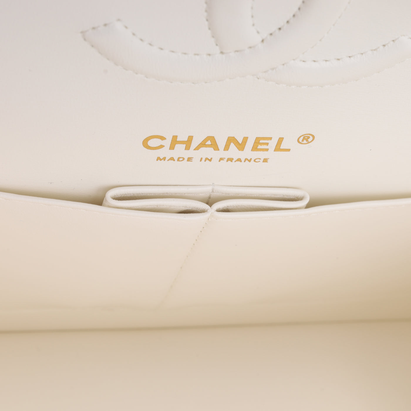 Chanel Medium Classic Flap - White Caviar