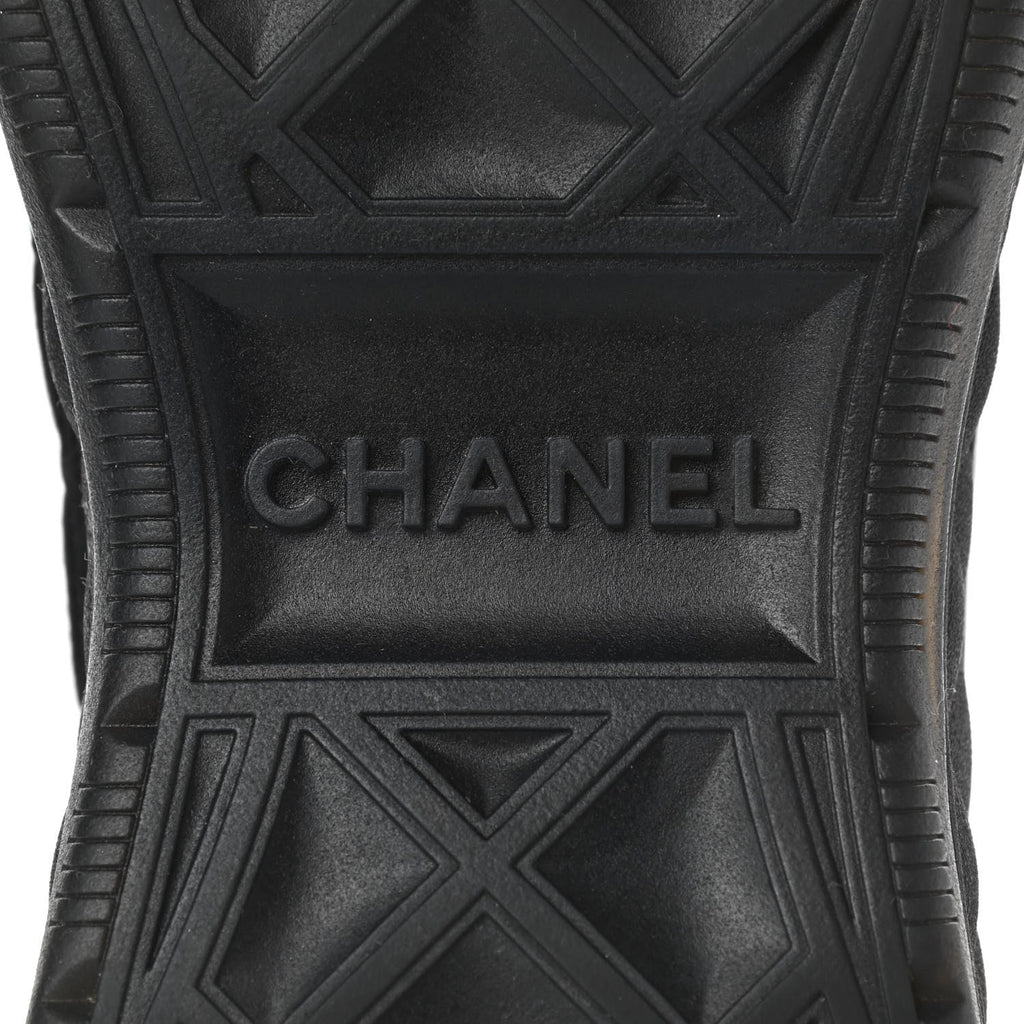 CHANEL CC SUEDE CALFSKIN MIXED MEDIA SNEAKERS