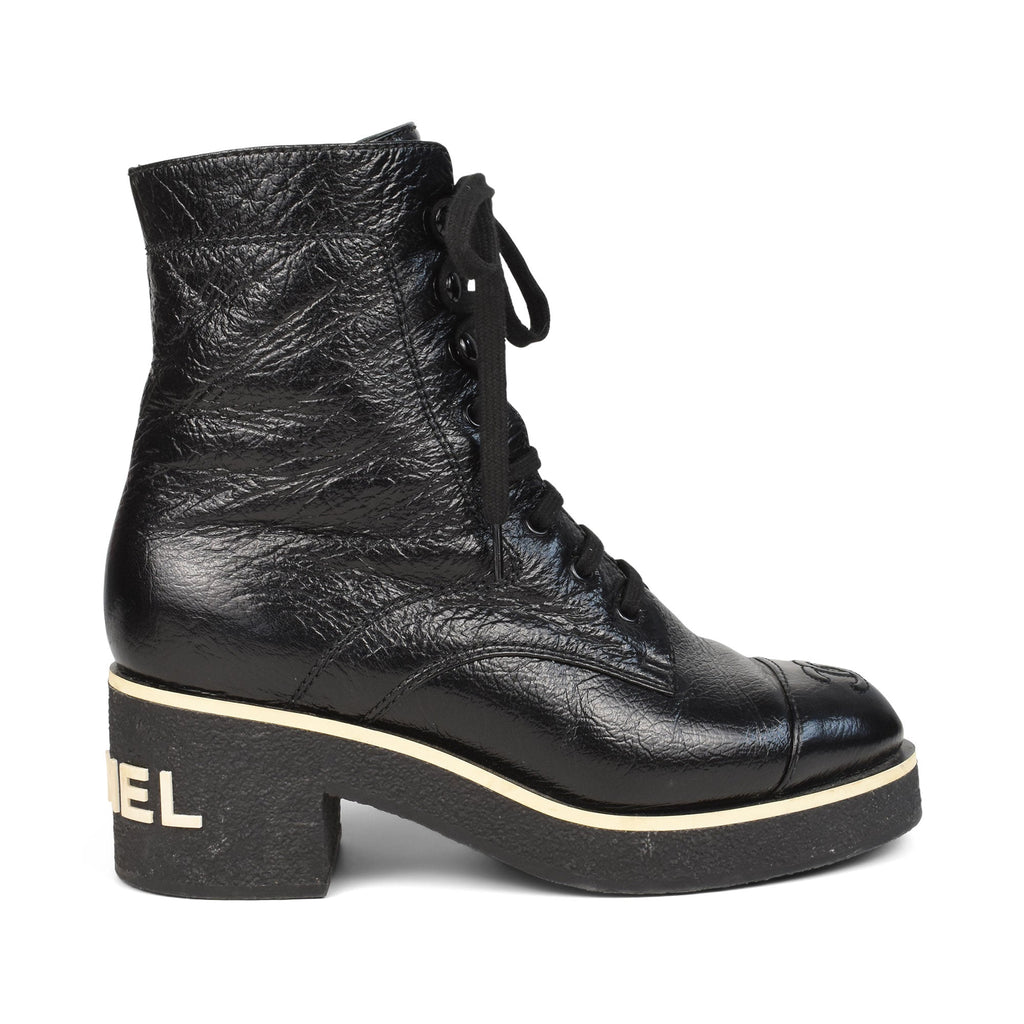 Chanel Combat Boots - Women's 37