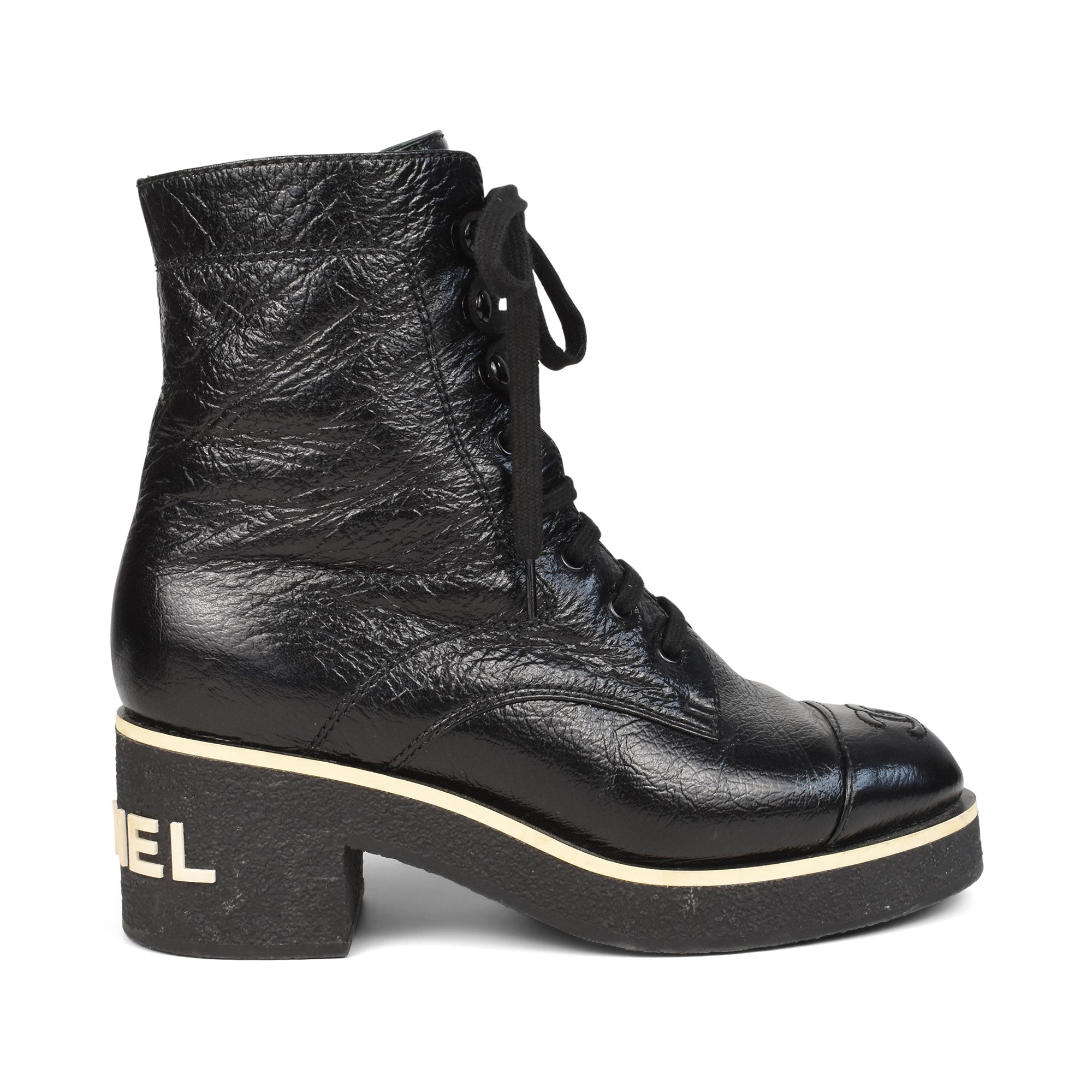 Chanel Combat Boots - Women's 37