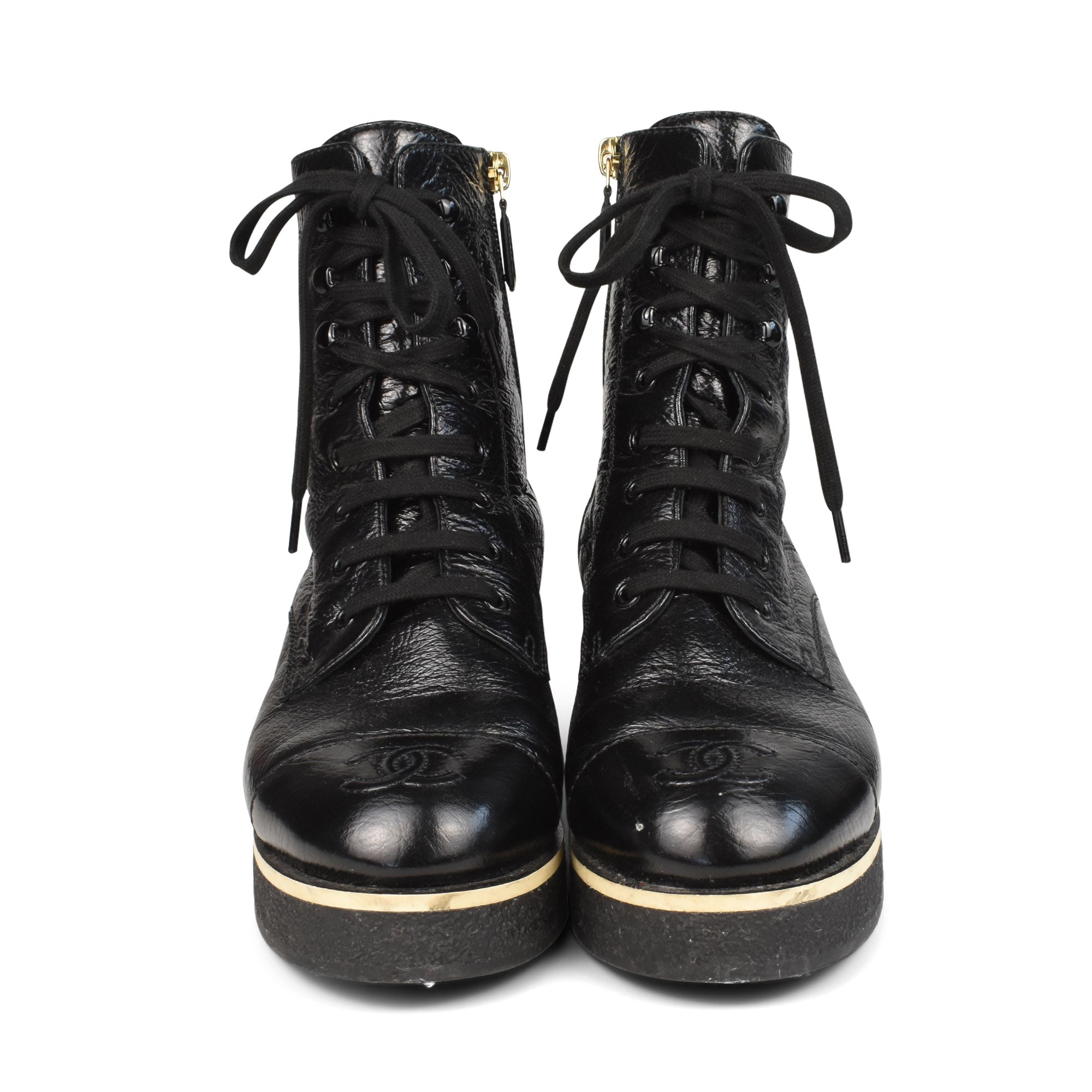 Chanel Combat Boots - Women's 37