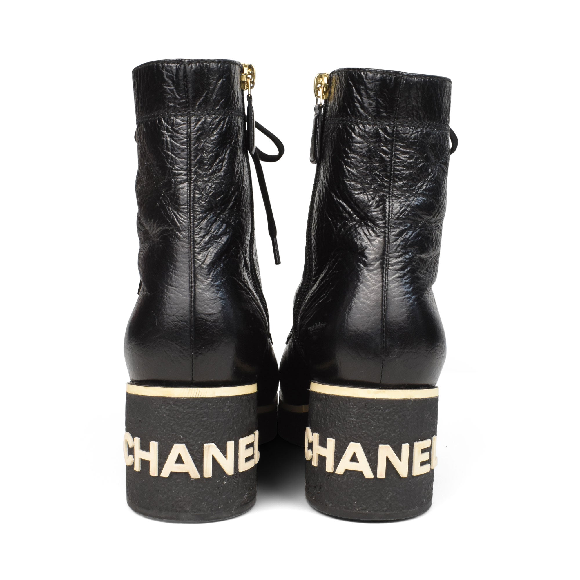 Chanel Combat Boots - Women's 37