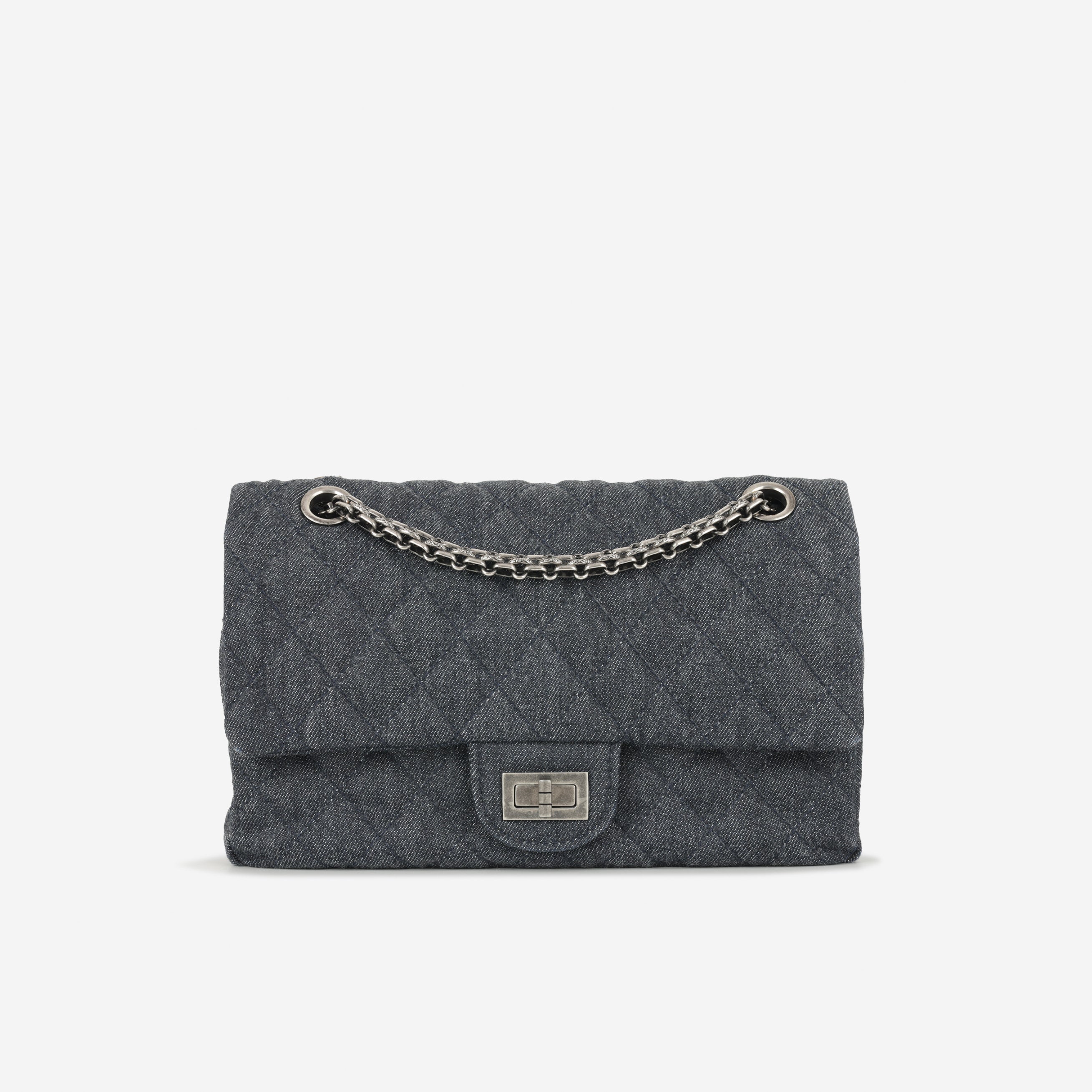 Chanel 2.55 Reissue 225 - Indigo Denim | Ruthenium Hardware