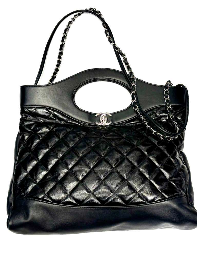 CHANEL 31 LARGE QUILTED LAMBSKIN SHOPPING BAG