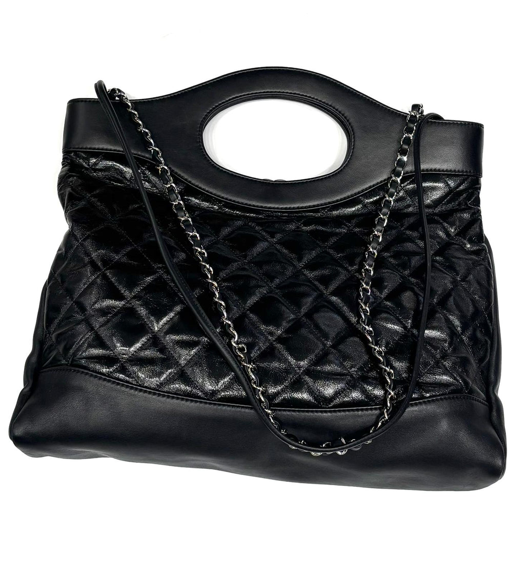 CHANEL 31 LARGE QUILTED LAMBSKIN SHOPPING BAG