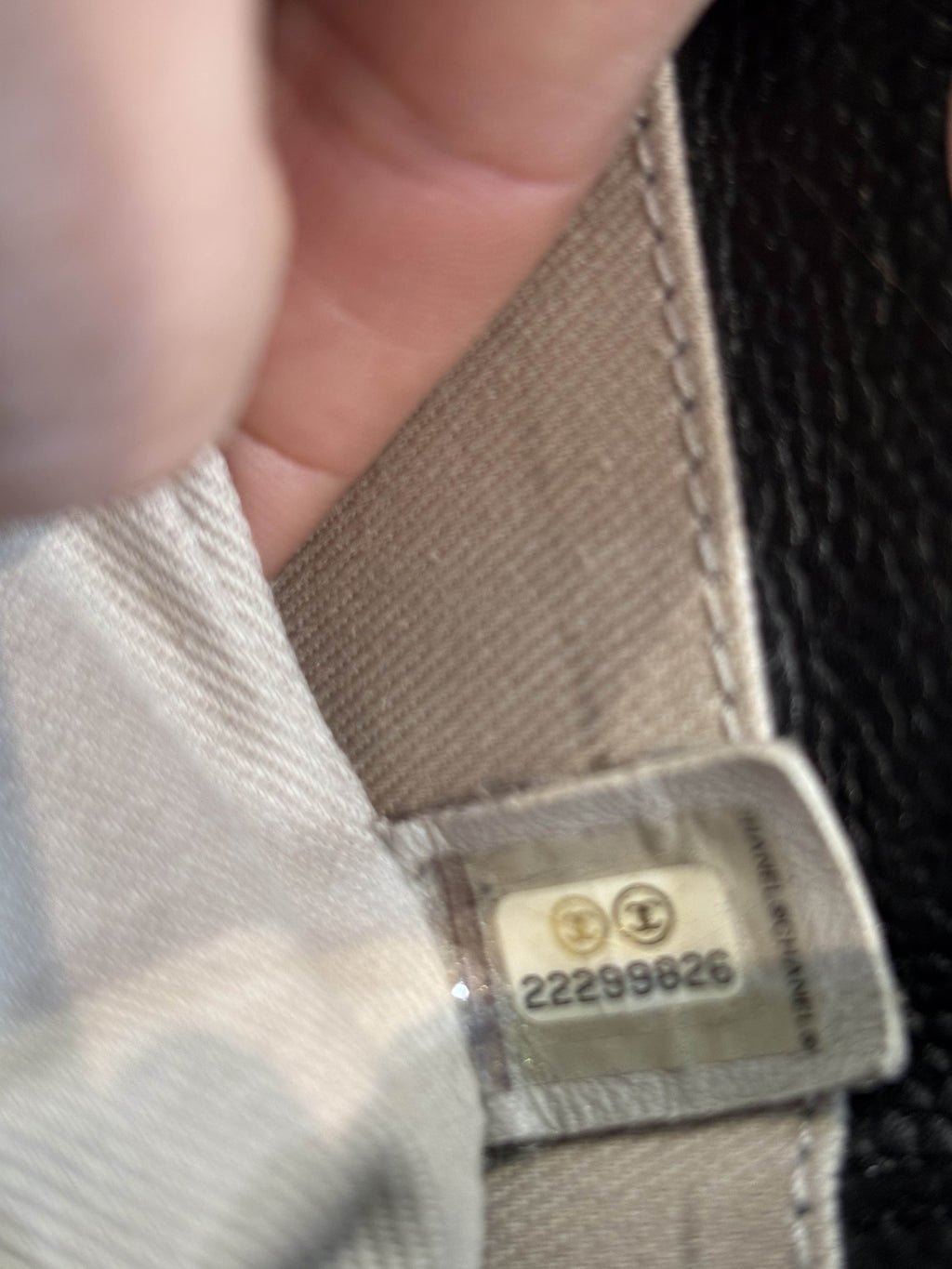 CHANEL 31 RUE CAMBON GLAZED CALFSKIN LEATHER DEAUVILLE TOTE