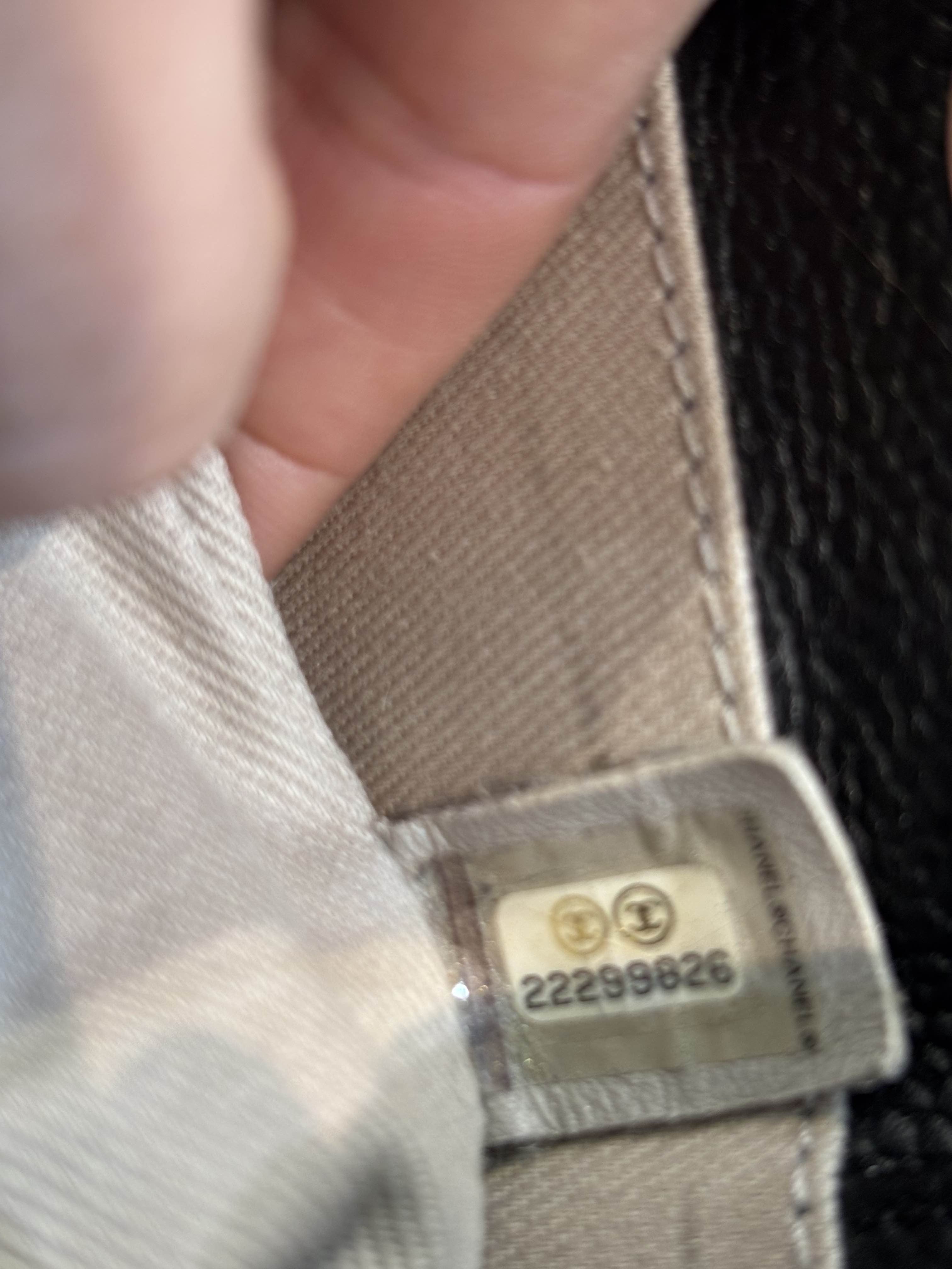 CHANEL 31 RUE CAMBON GLAZED CALFSKIN LEATHER DEAUVILLE TOTE