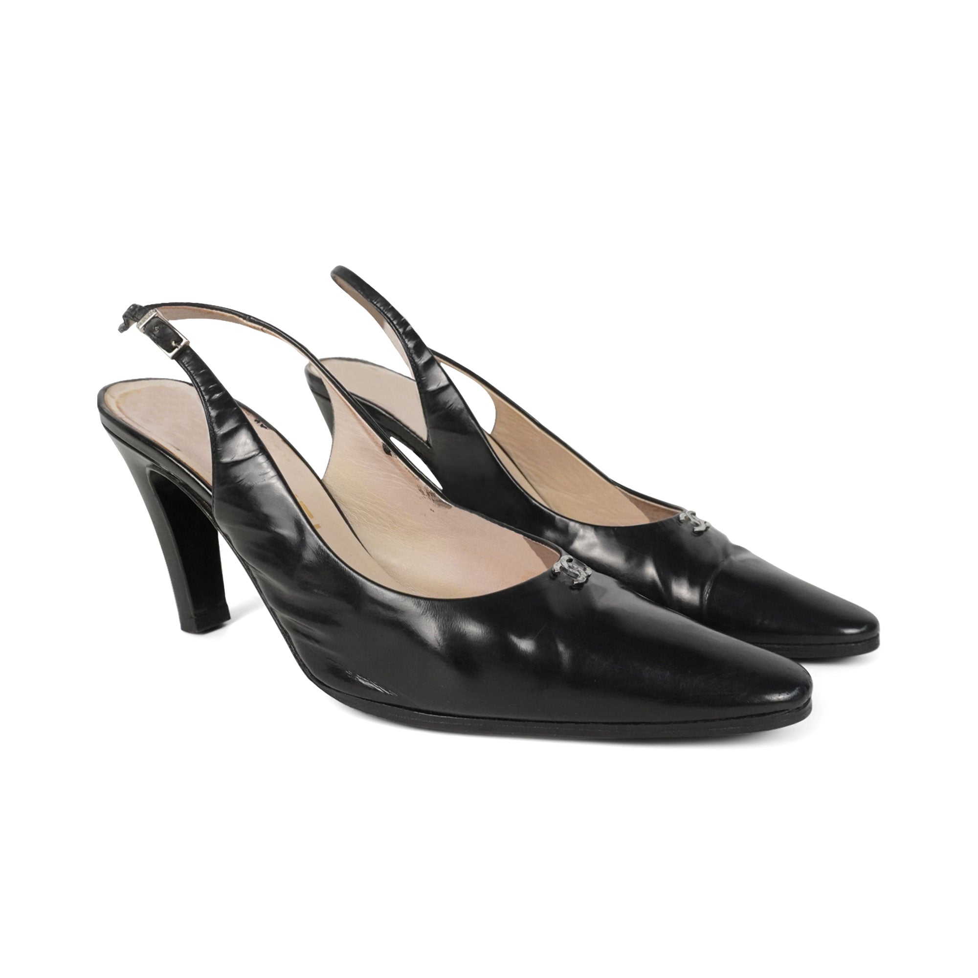 Chanel Slingback Heels - Women's 39