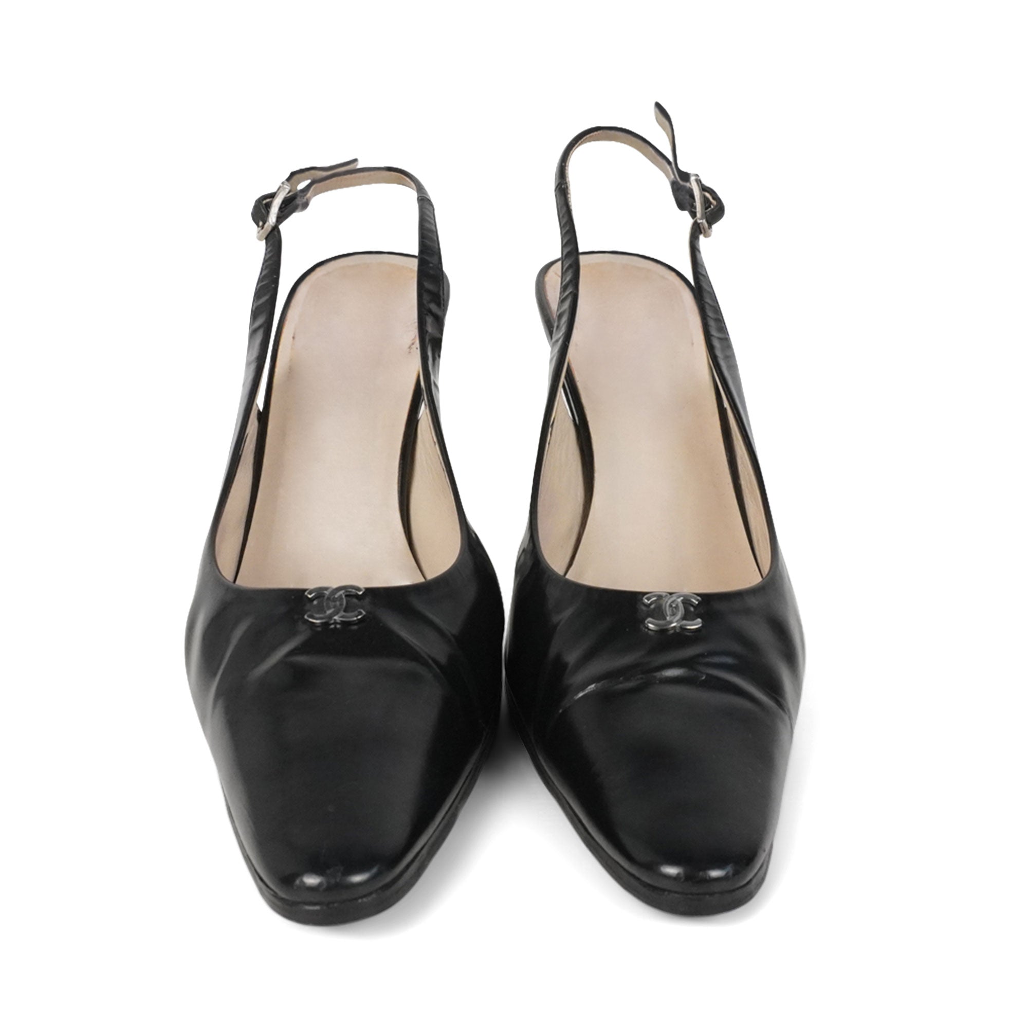 Chanel Slingback Heels - Women's 39