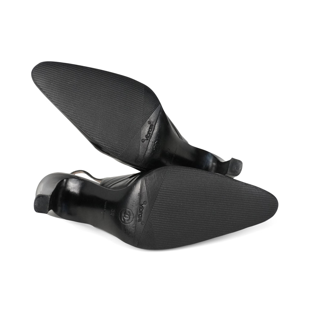 Chanel Slingback Heels - Women's 39