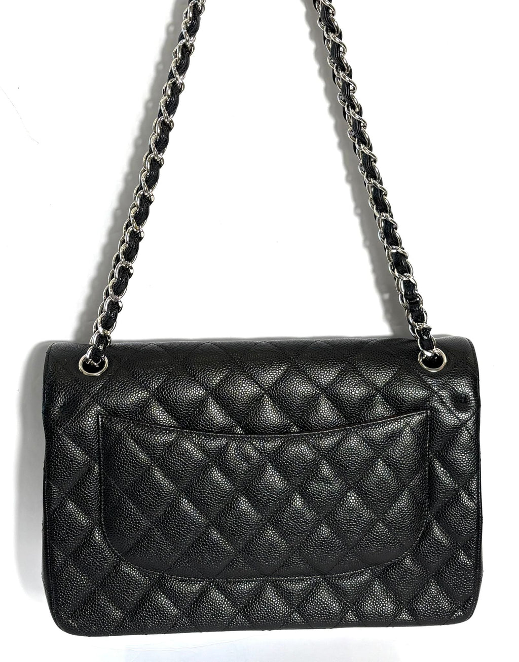CHANEL CLASSIC CAVIAR QUILTED JUMBO DOUBLE FLAP BAG