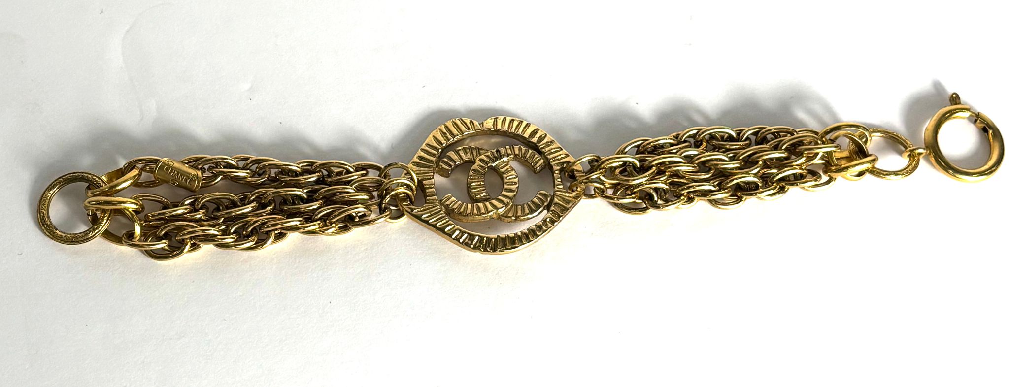 CHANEL COCO MARK MULTI CHAIN BRACELET
