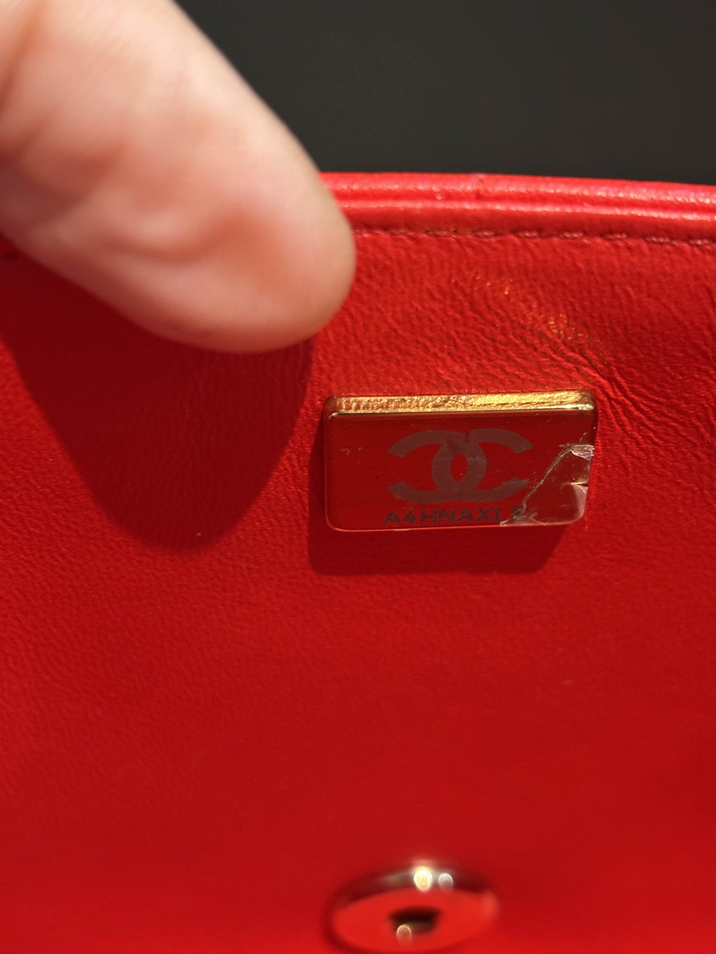 CHANEL MONACOCO LOGO BLOCKS MINI FLAP QUILTED LAMBSKIN LEATHER BAG