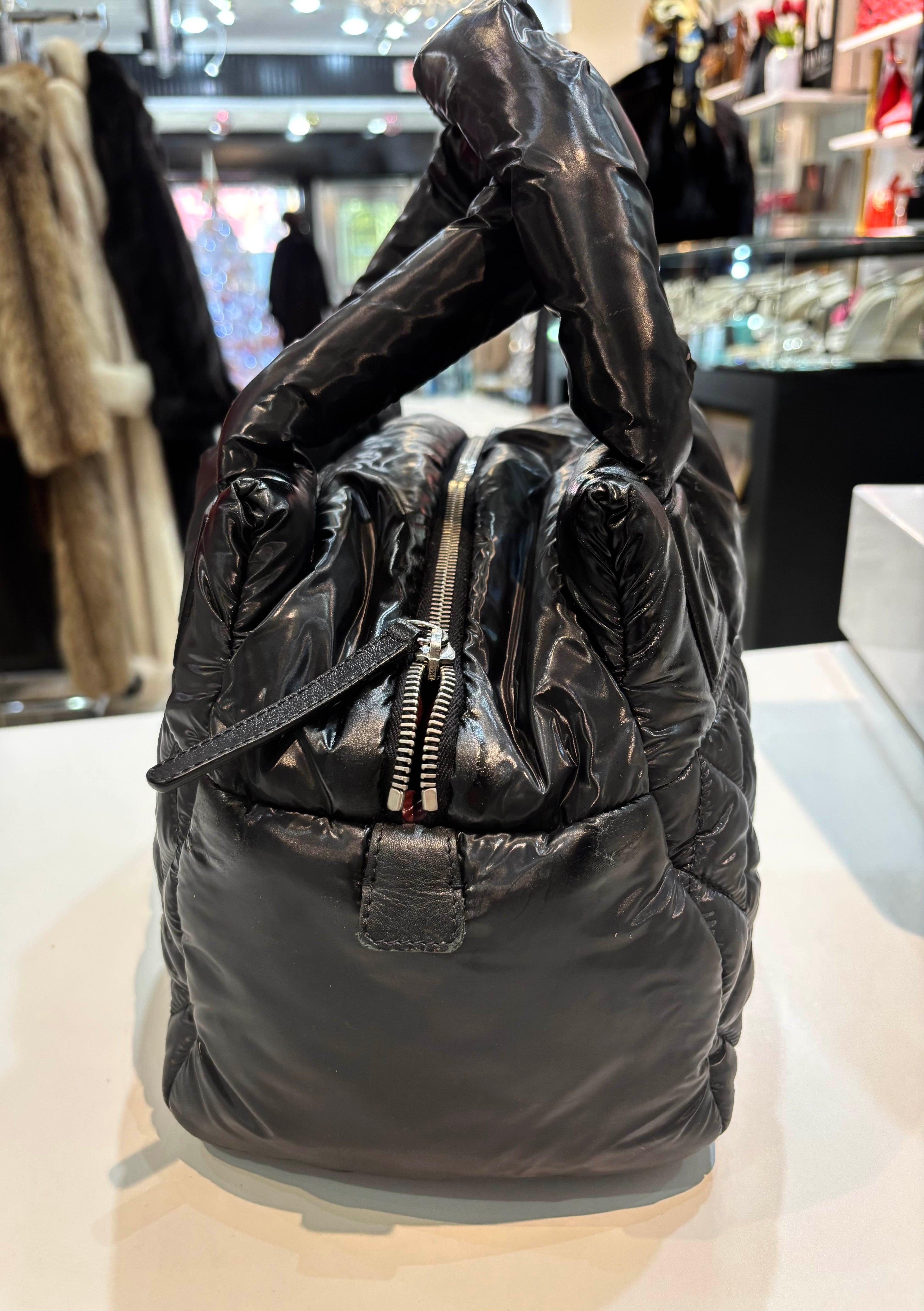 CHANEL NYLON COCO COCOON ZIPPED TOTE BAG