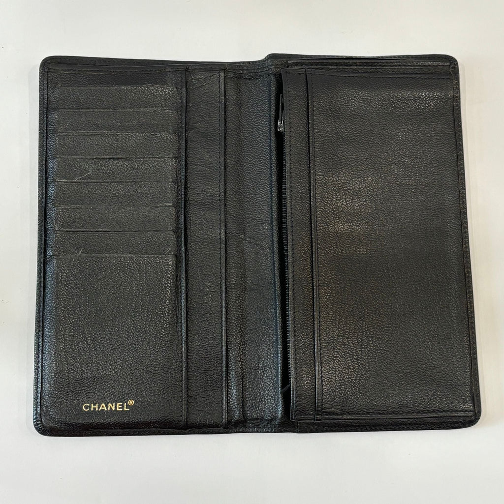 CHANEL SEBURGA LEATHER BIFOLD WALLET