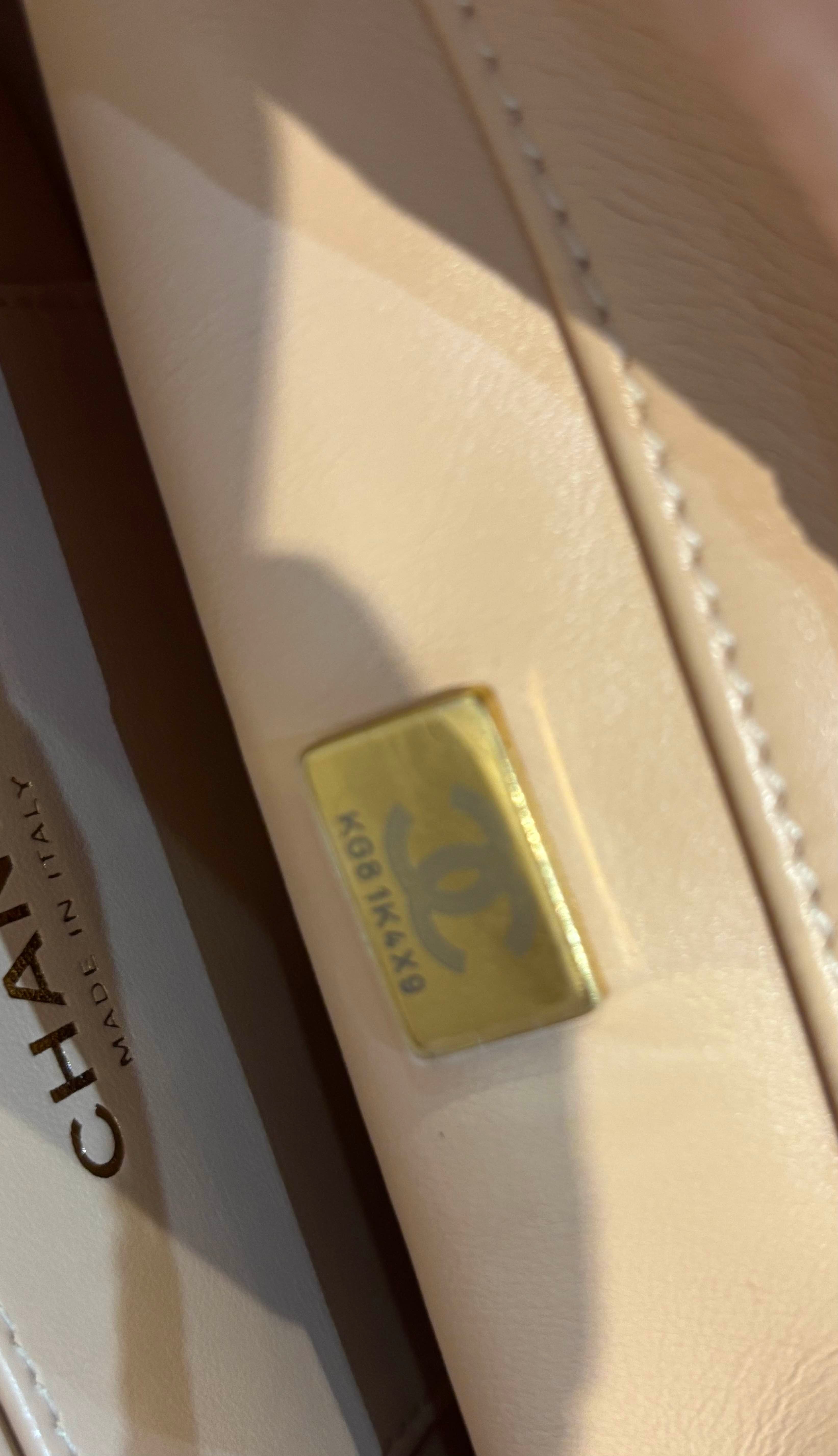 CHANEL SMALL CC LIGHT PINK SHEARLING BRUSHED GOLD HARDWARE FLAP BAG