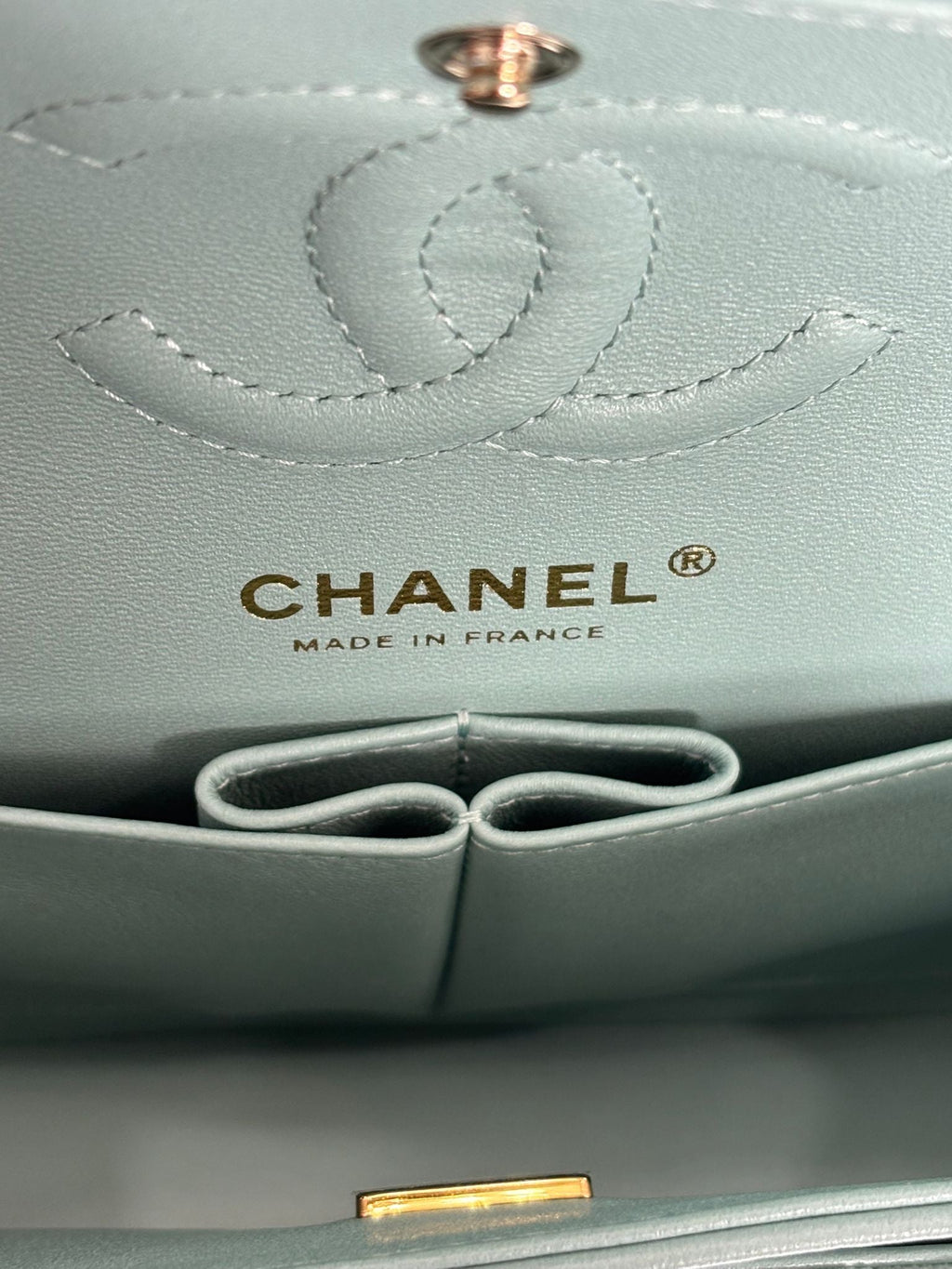 CHANEL VELVET QUILTED MINI FLAP BAG