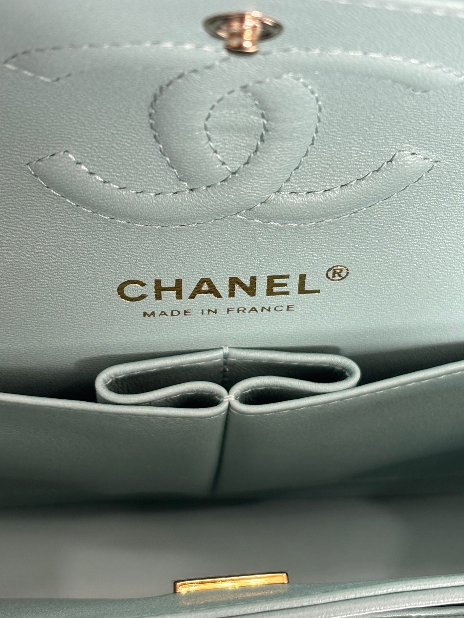 CHANEL VELVET QUILTED MINI FLAP BAG