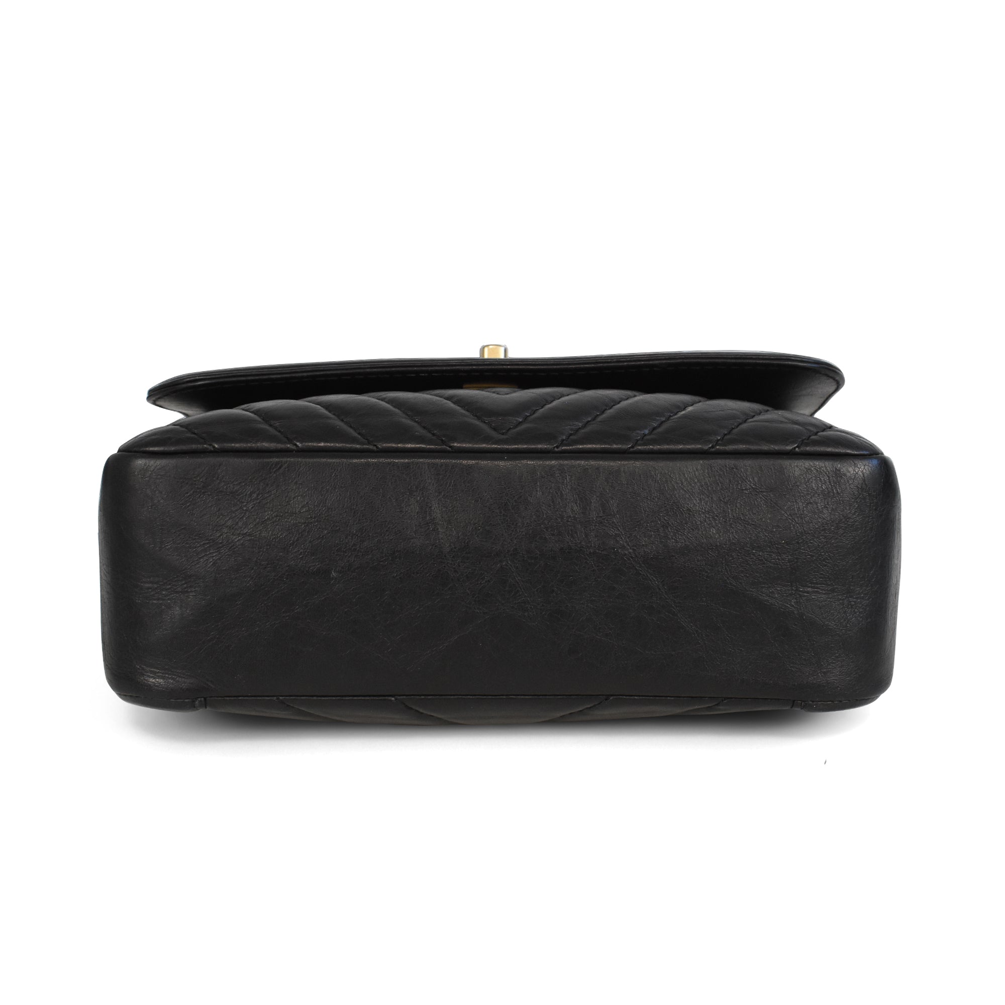 Chanel 'Chevron Top Handle' Flap Bag
