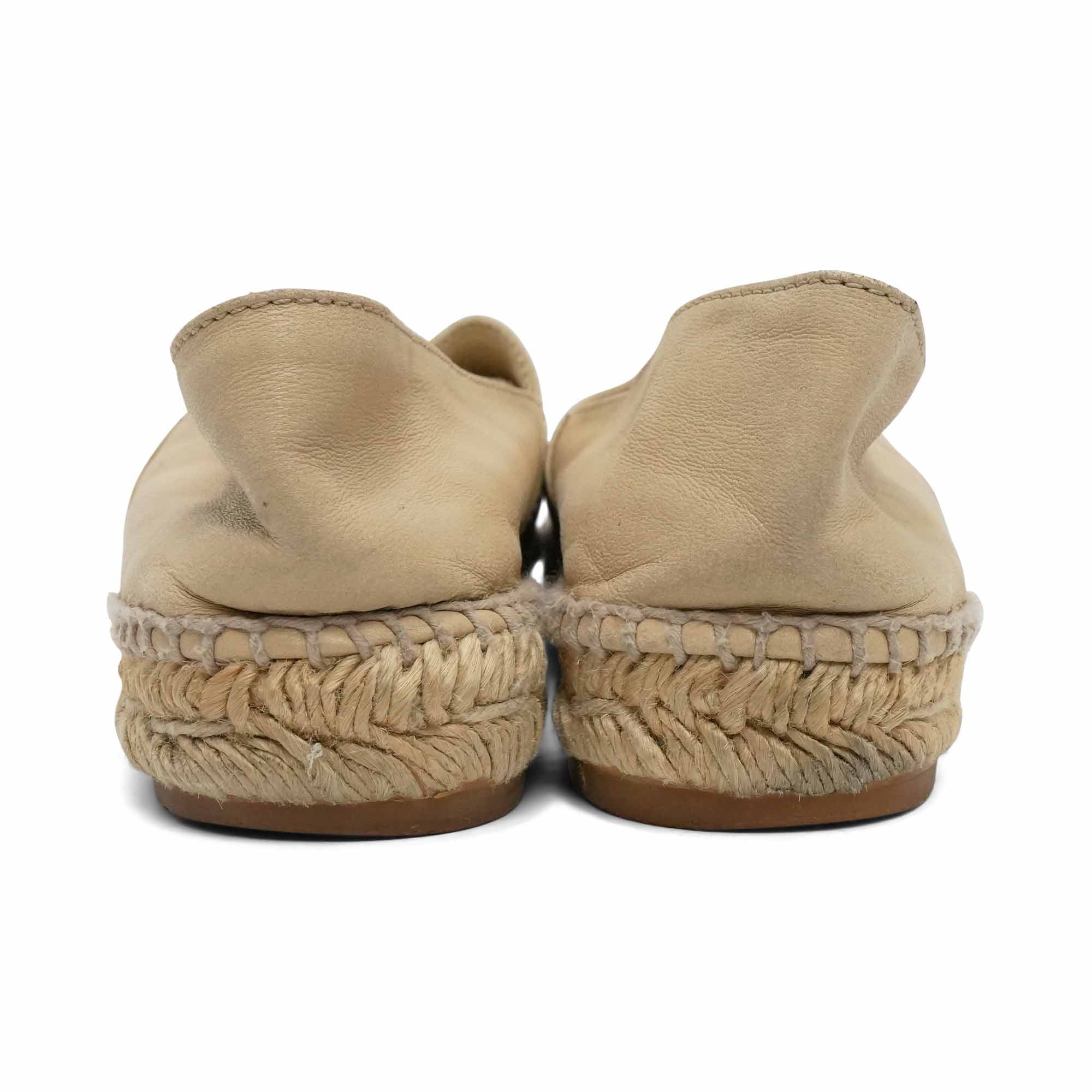 Chanel Leather Espadrilles - Women's 39
