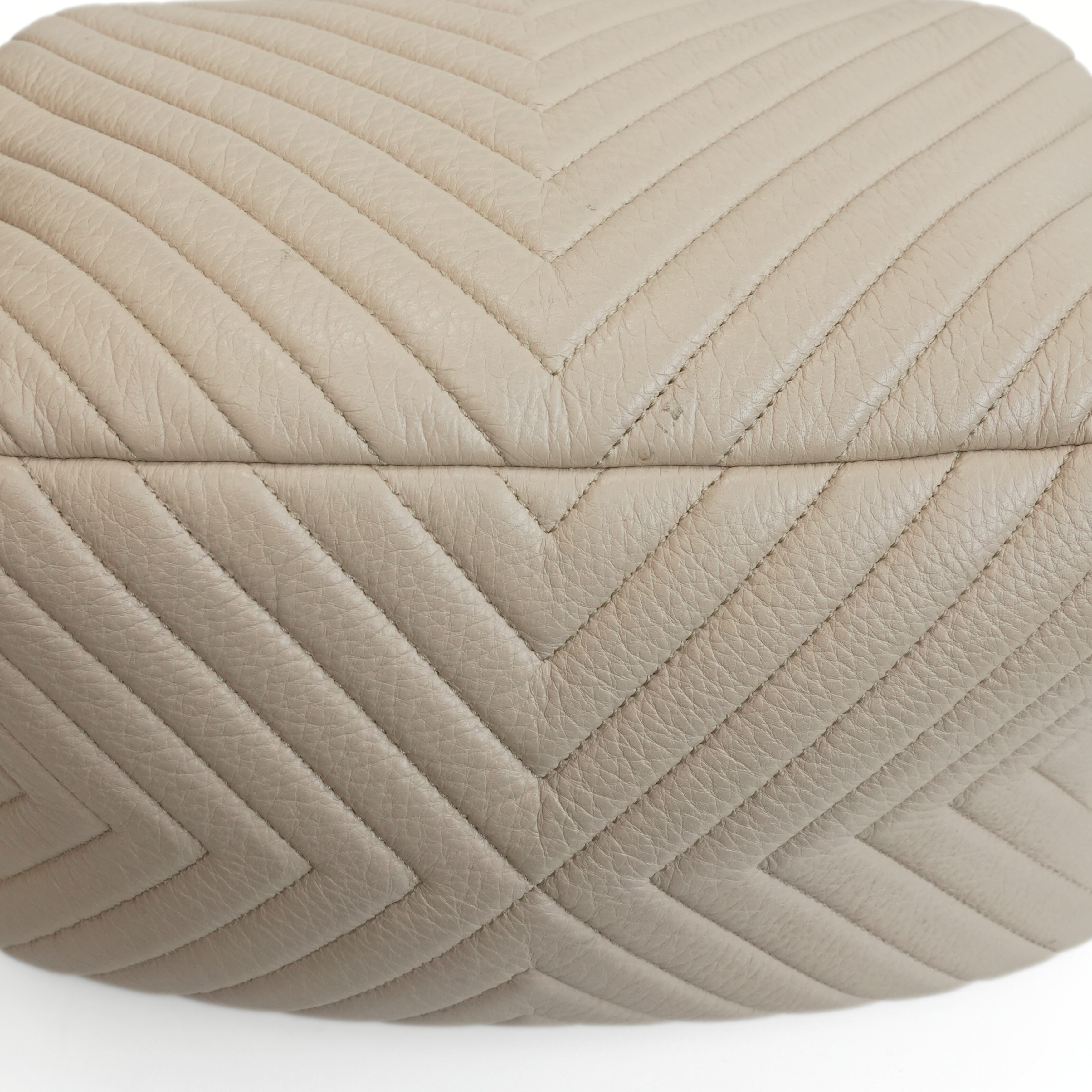 Chanel Chevron Quilted Bucket Bag