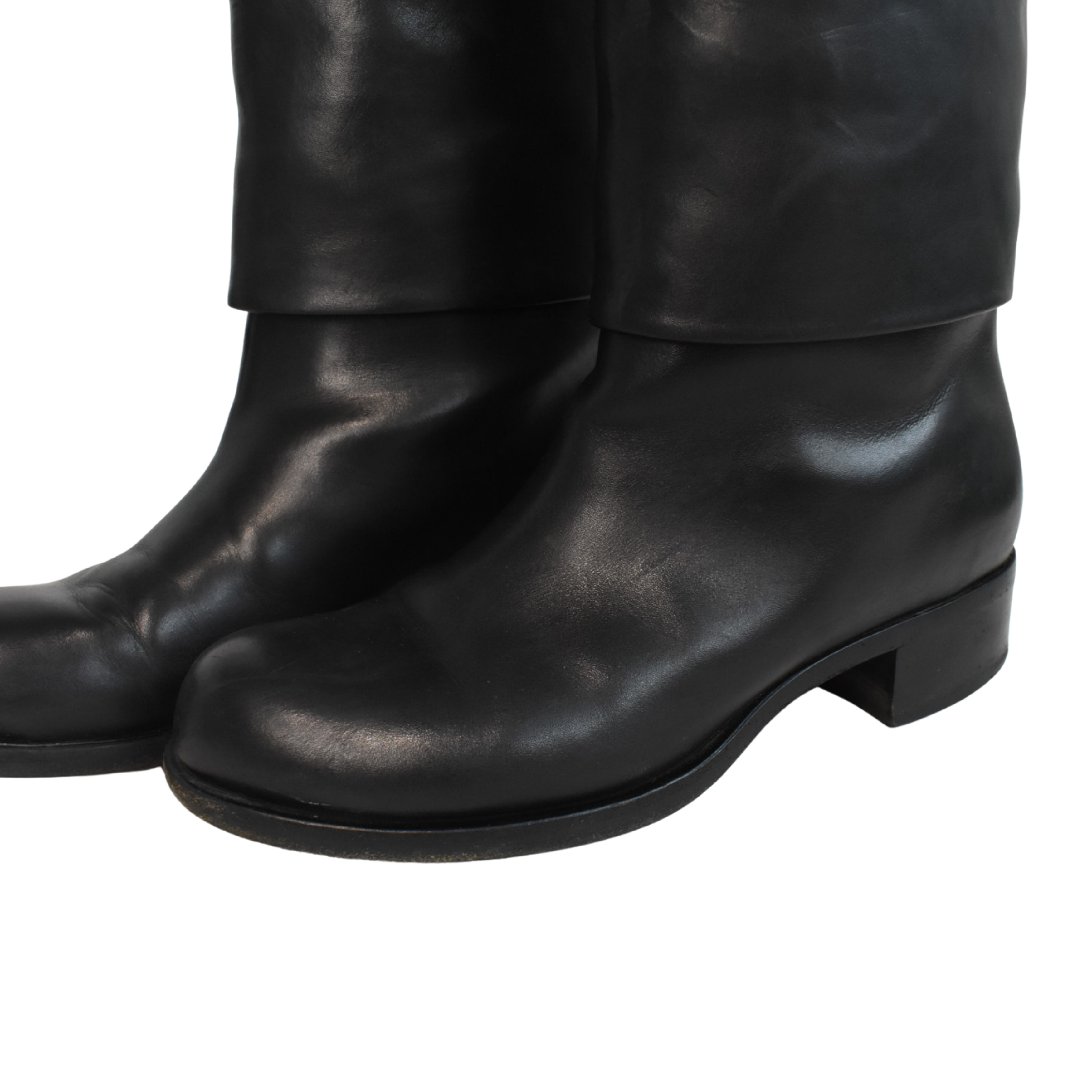 Chanel Calf-High Boots - Women's 38