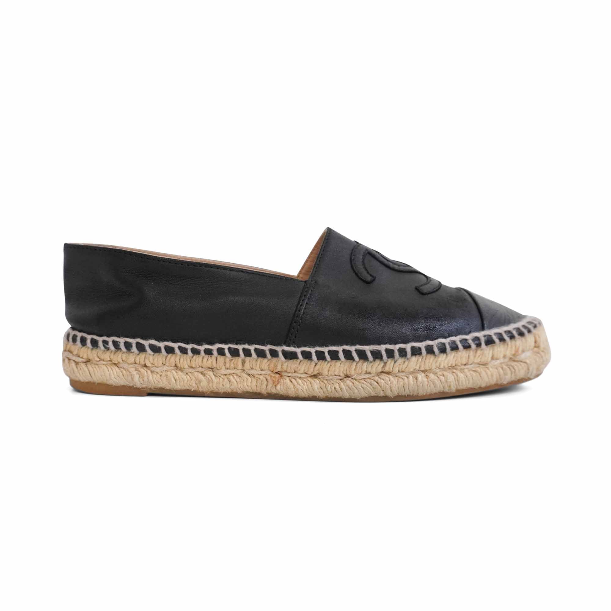 Chanel Leather Espadrilles - Women's 37
