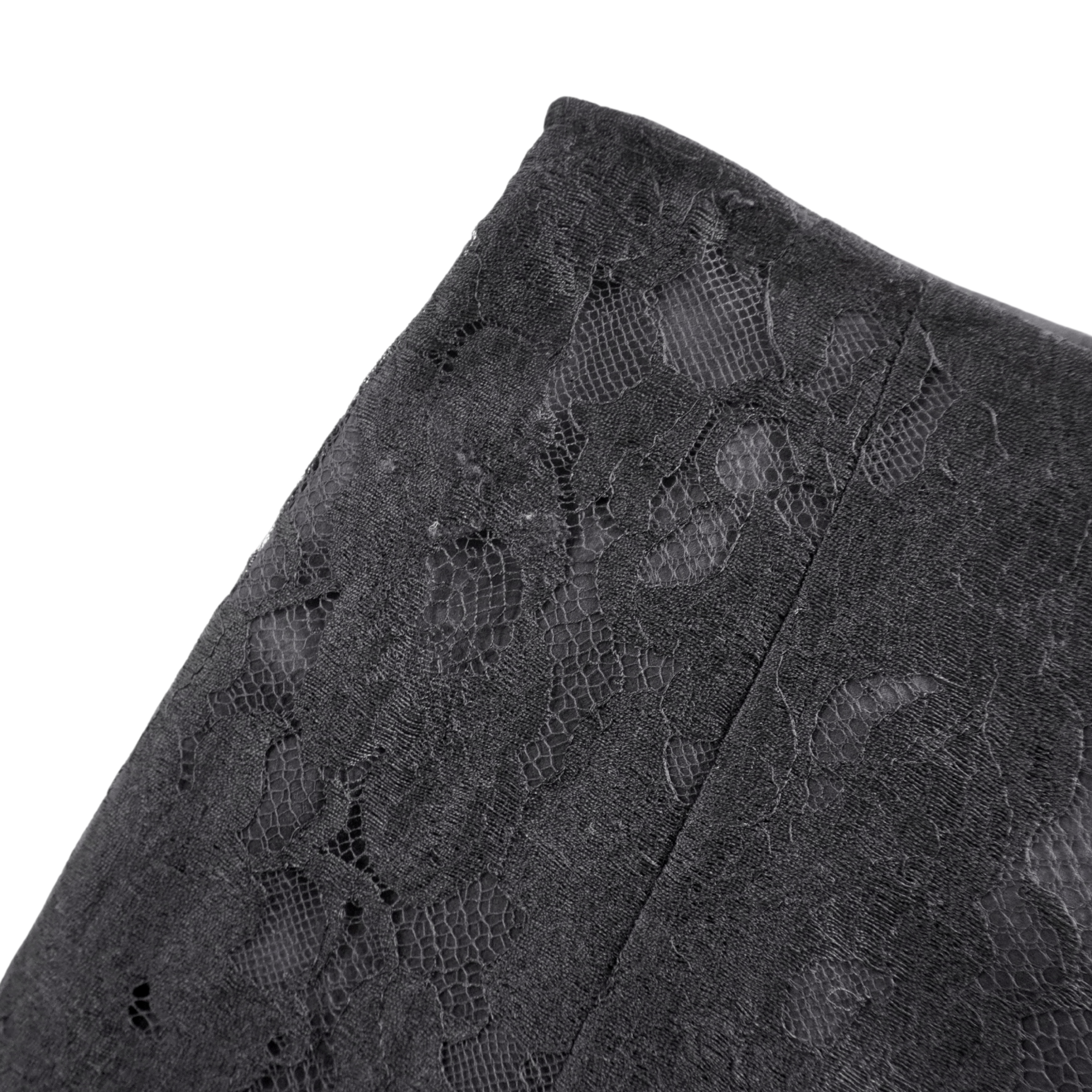 Chanel Lace Pleated Mini Skirt - Women's 38