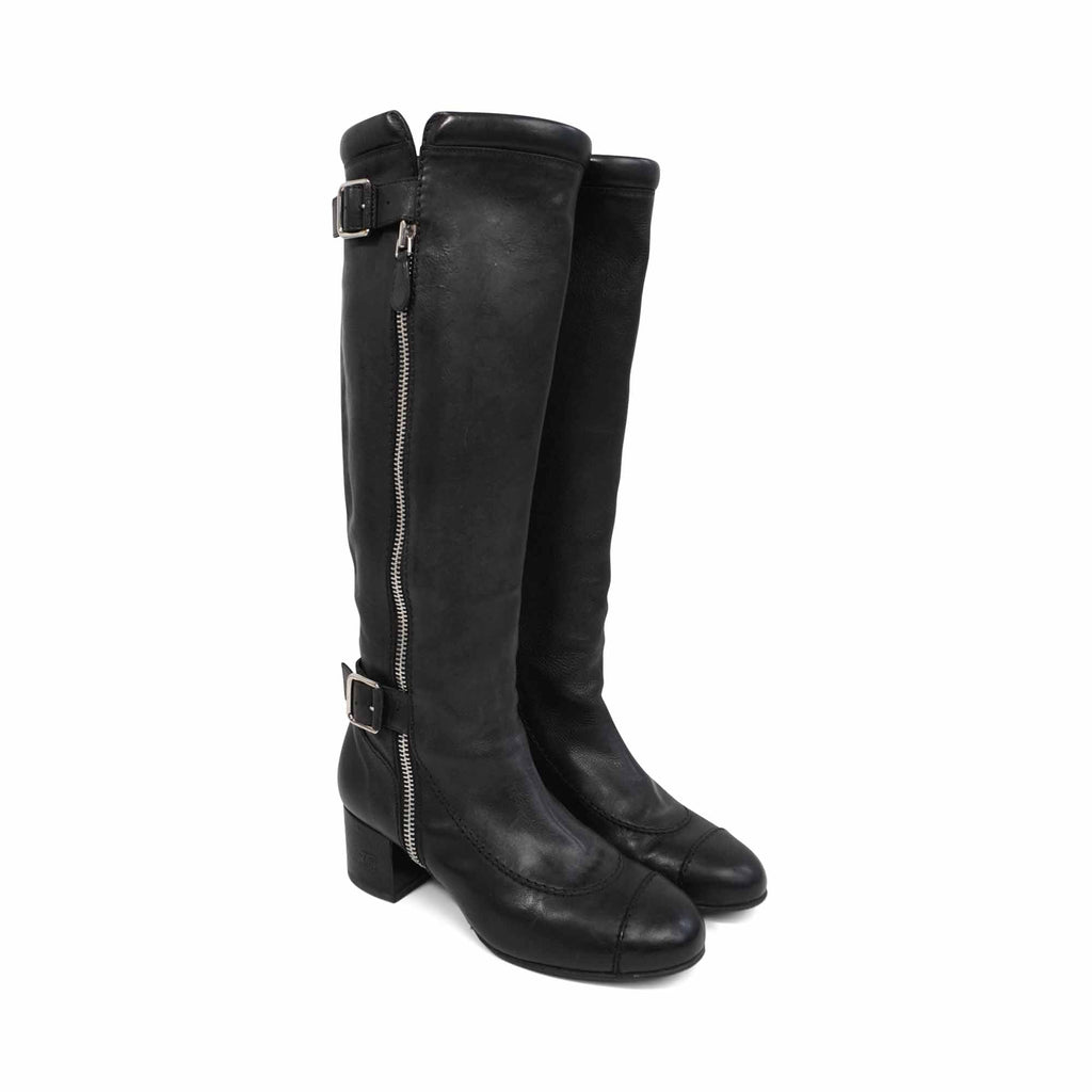 Chanel Riding Boots - Women's 38