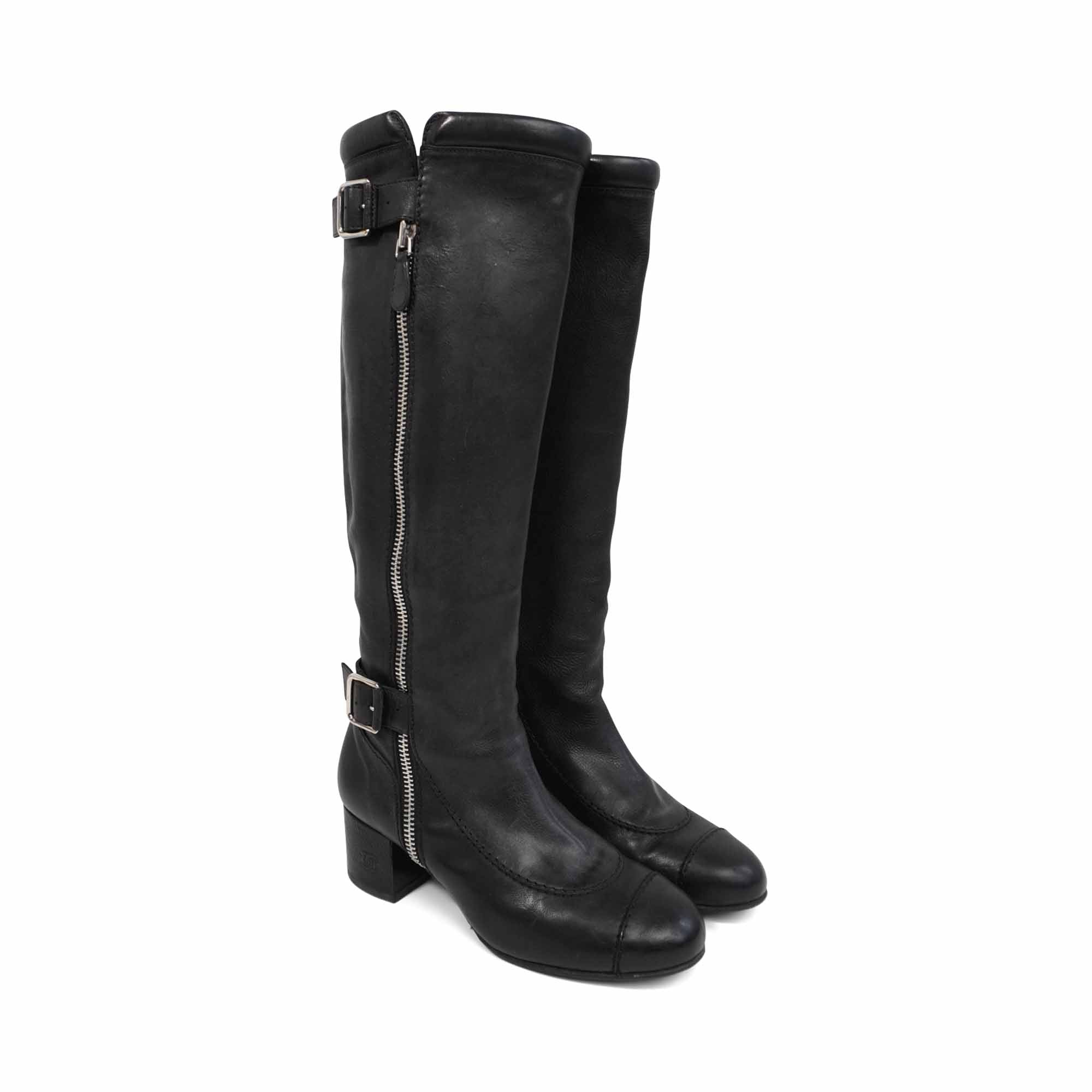 Chanel Riding Boots - Women's 38