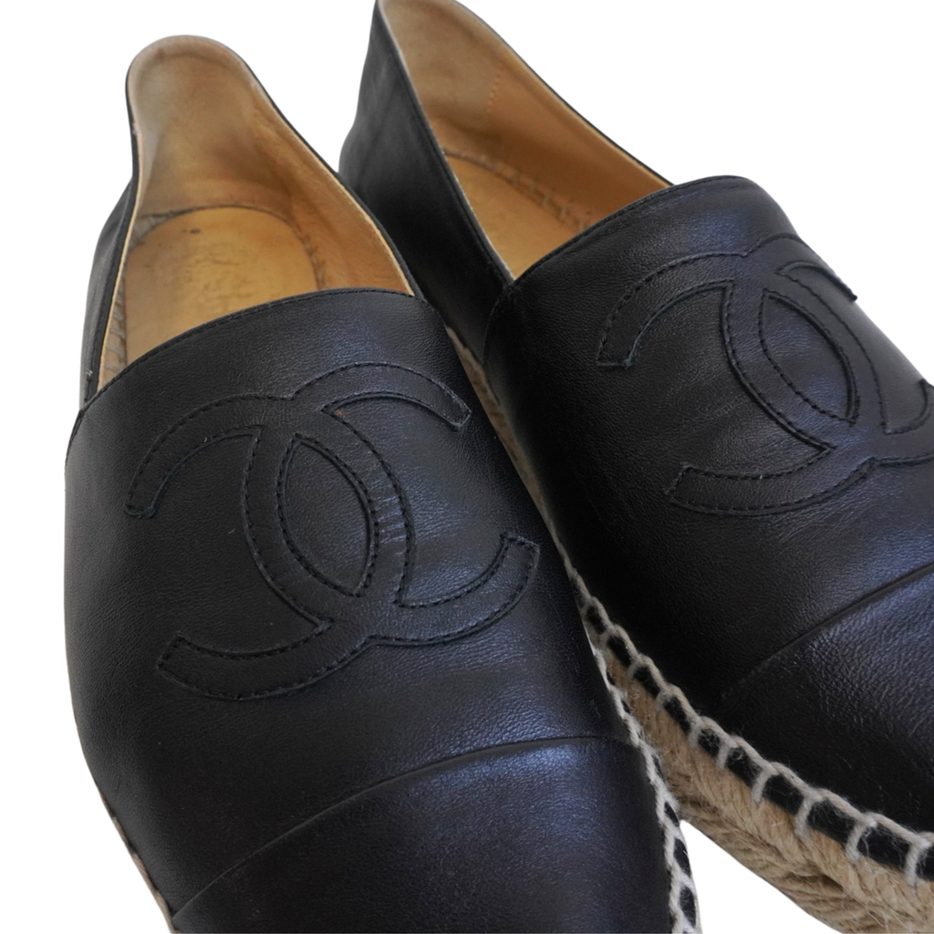 Chanel Black Espadrilles - Women's 37