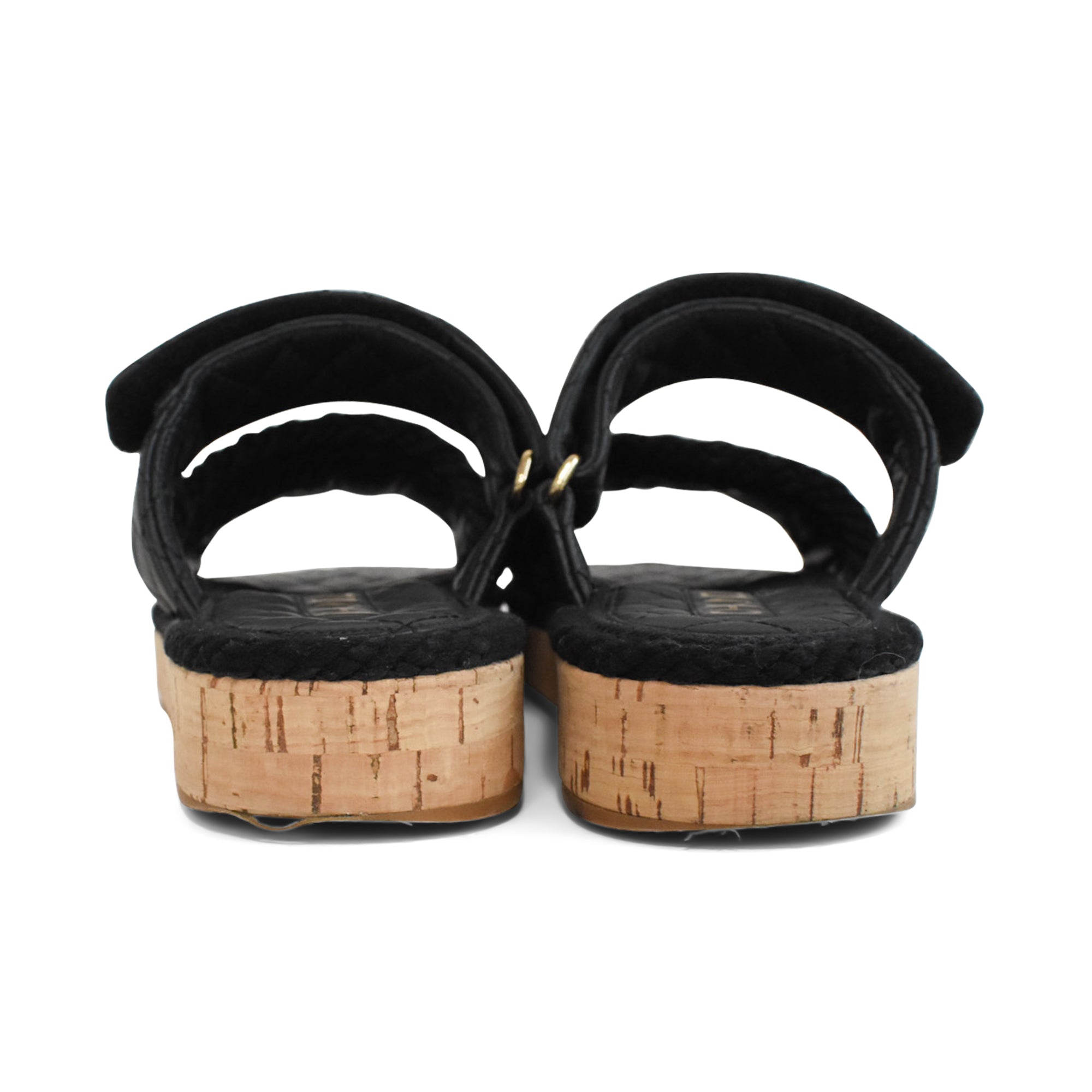 Chanel Quilted Sandals - Women's 38